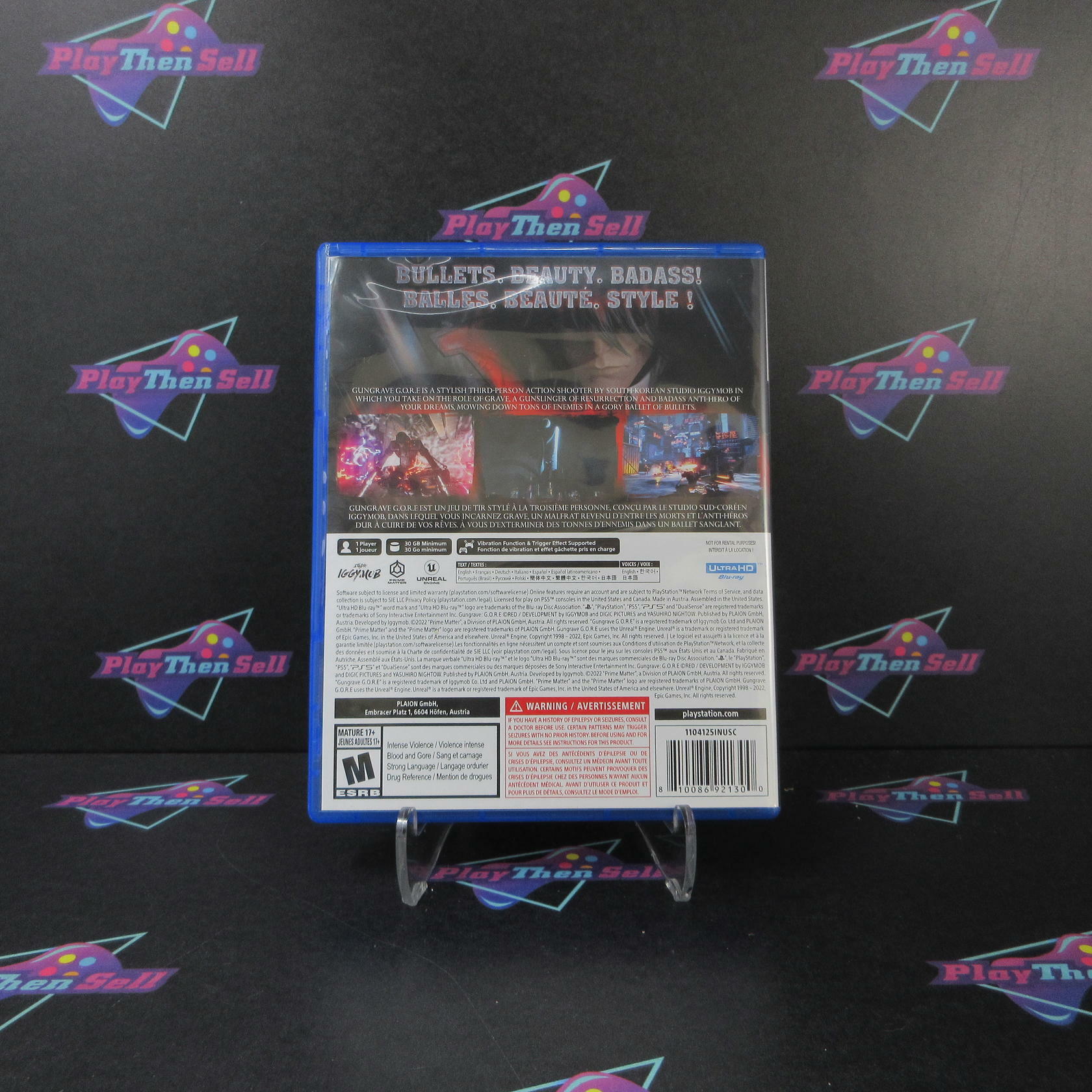 Gungrave G.O.R.E PS5 PlayStation 5 - Like New