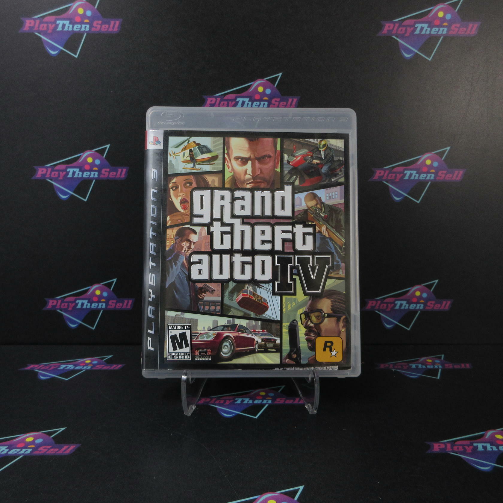 Grand Theft Auto IV PS3 PlayStation 3 + Map Complete - Very Good