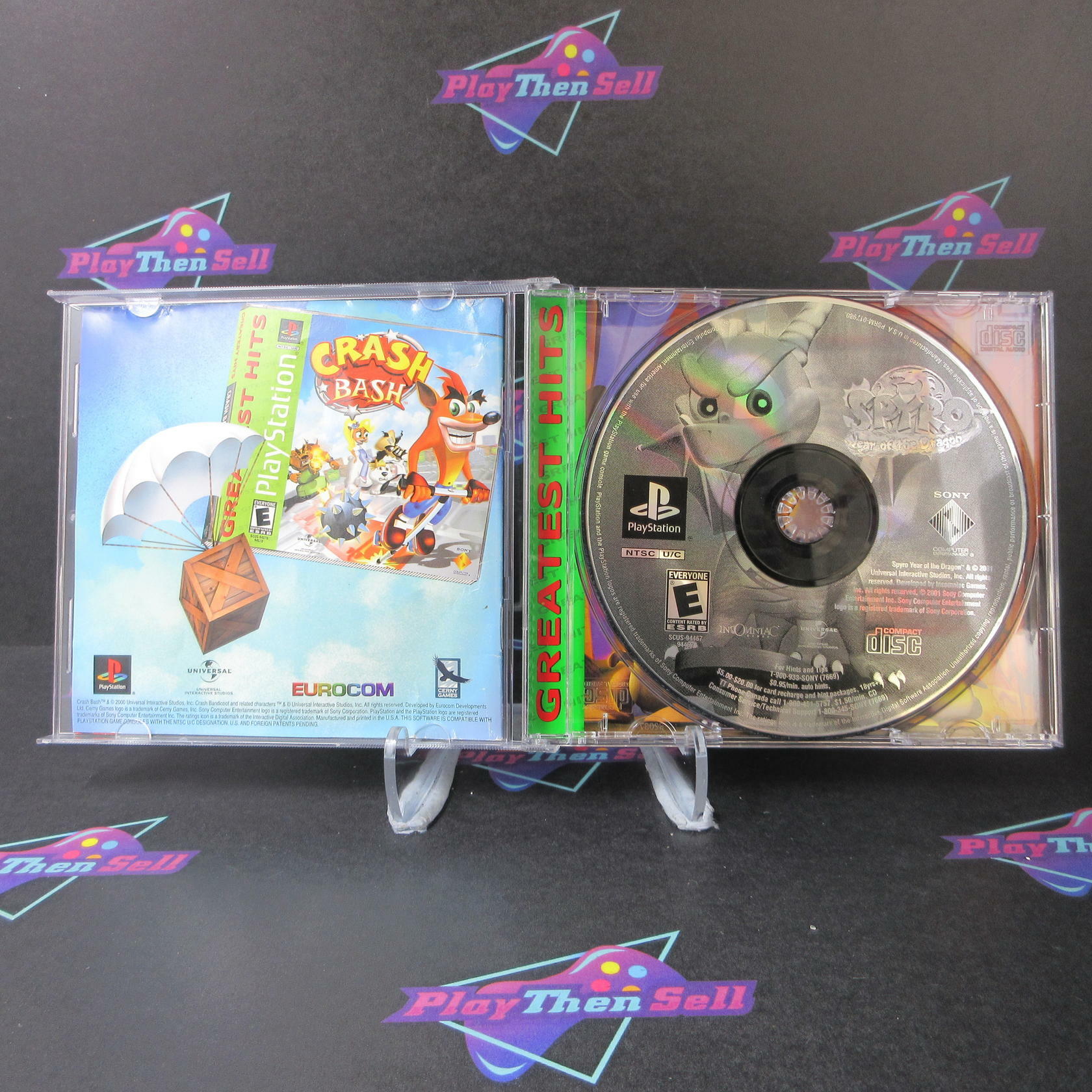 Spyro Year of the Dragon GH PS1 PlayStation 1 MD Complete CIB - Very Good