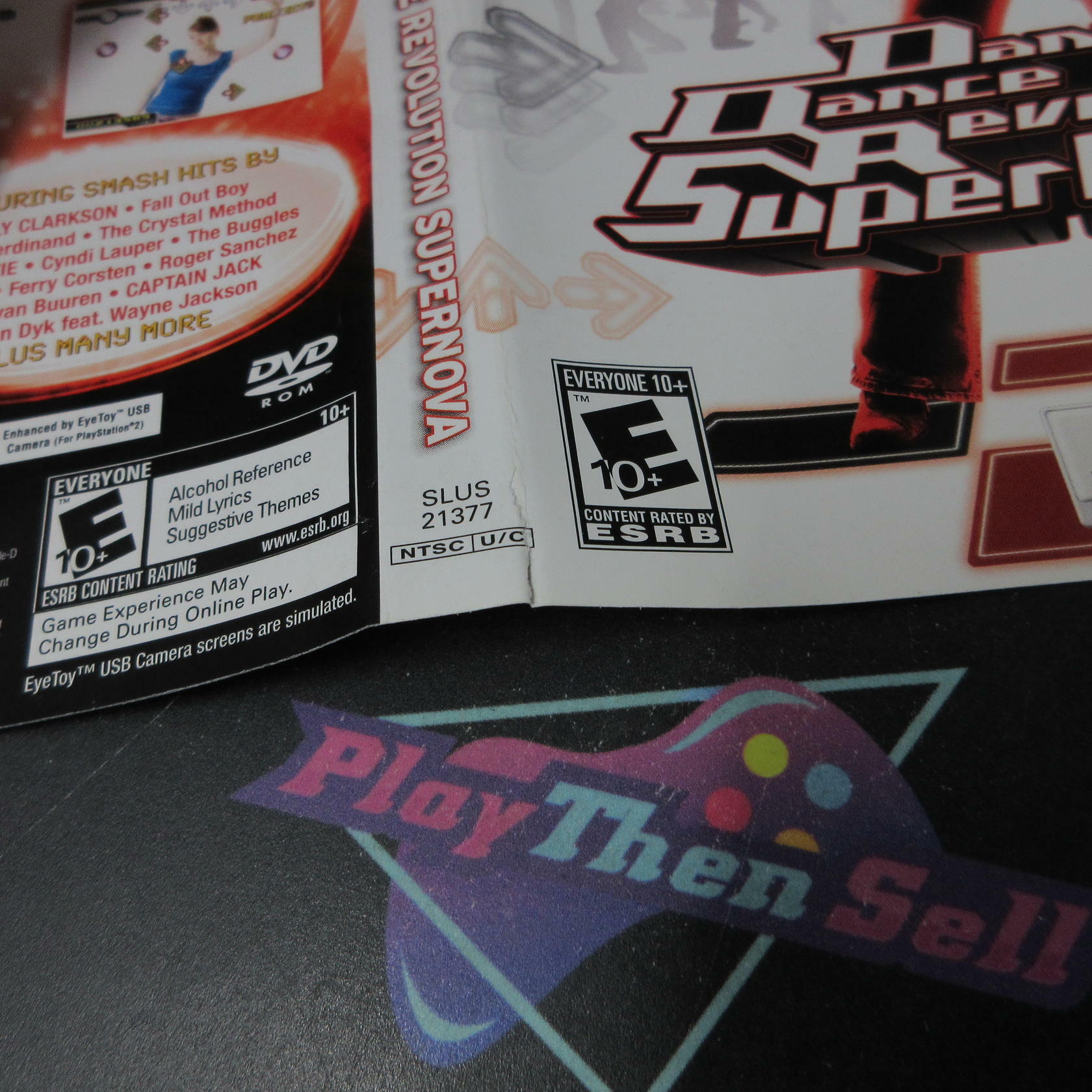 Dance Dance Revolution Supernova PS2 PlayStation 2 AD/NM - Very Good