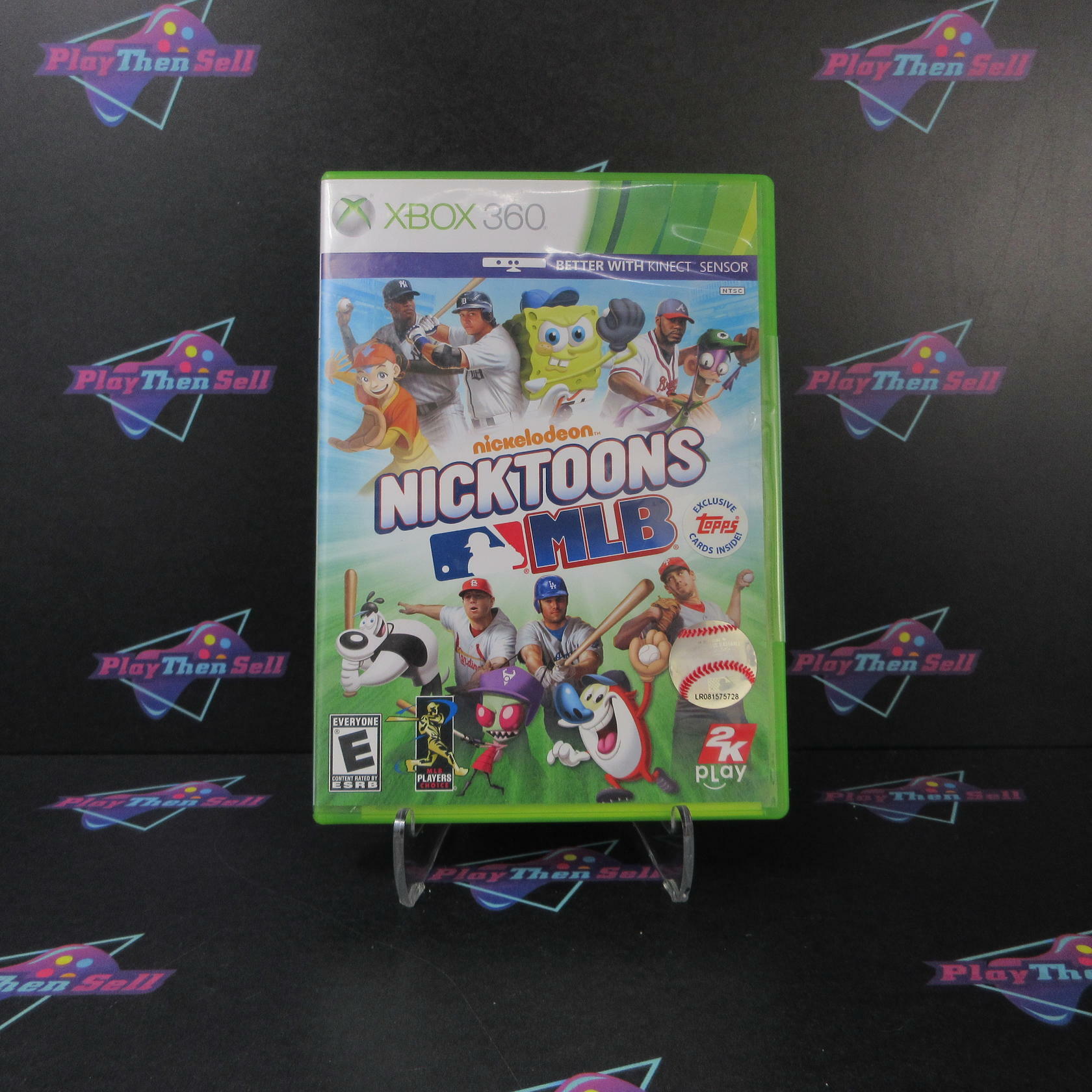 Nicktoons MLB Xbox 360 - Side Seal - Like New