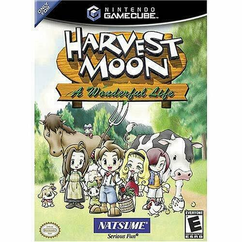 Harvest Moon A Wonderful Life Nintendo Gamecube Player's Choice + Reg Card - Like New