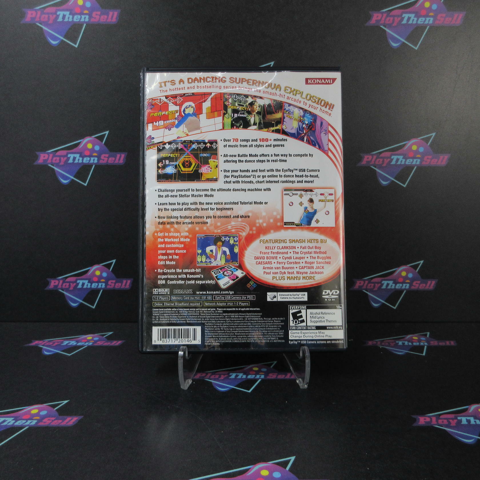 Dance Dance Revolution Supernova PS2 PlayStation 2 AD/NM - Very Good