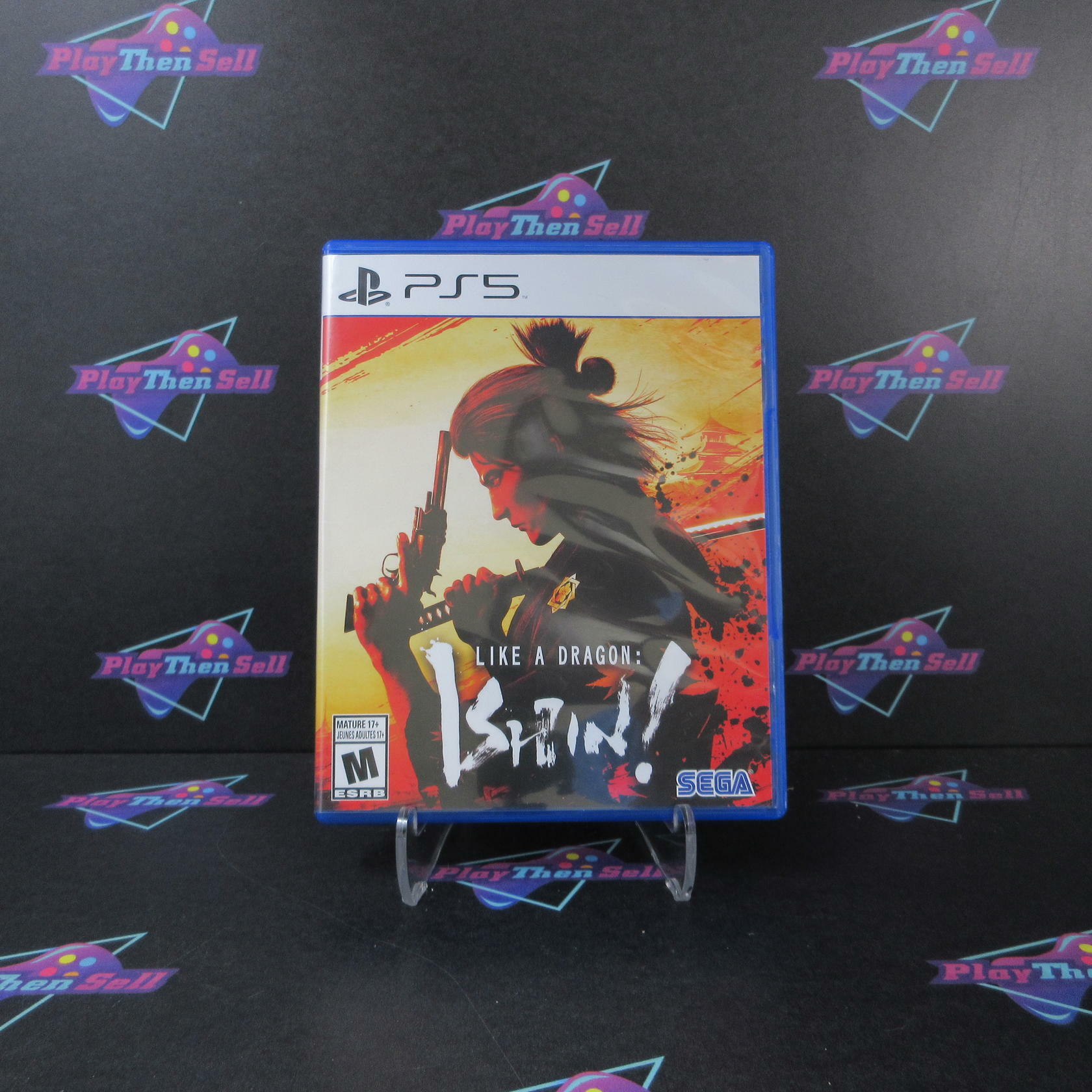 Like a Dragon Ishin! PS5 PlayStation 5 + Sticker - Like New