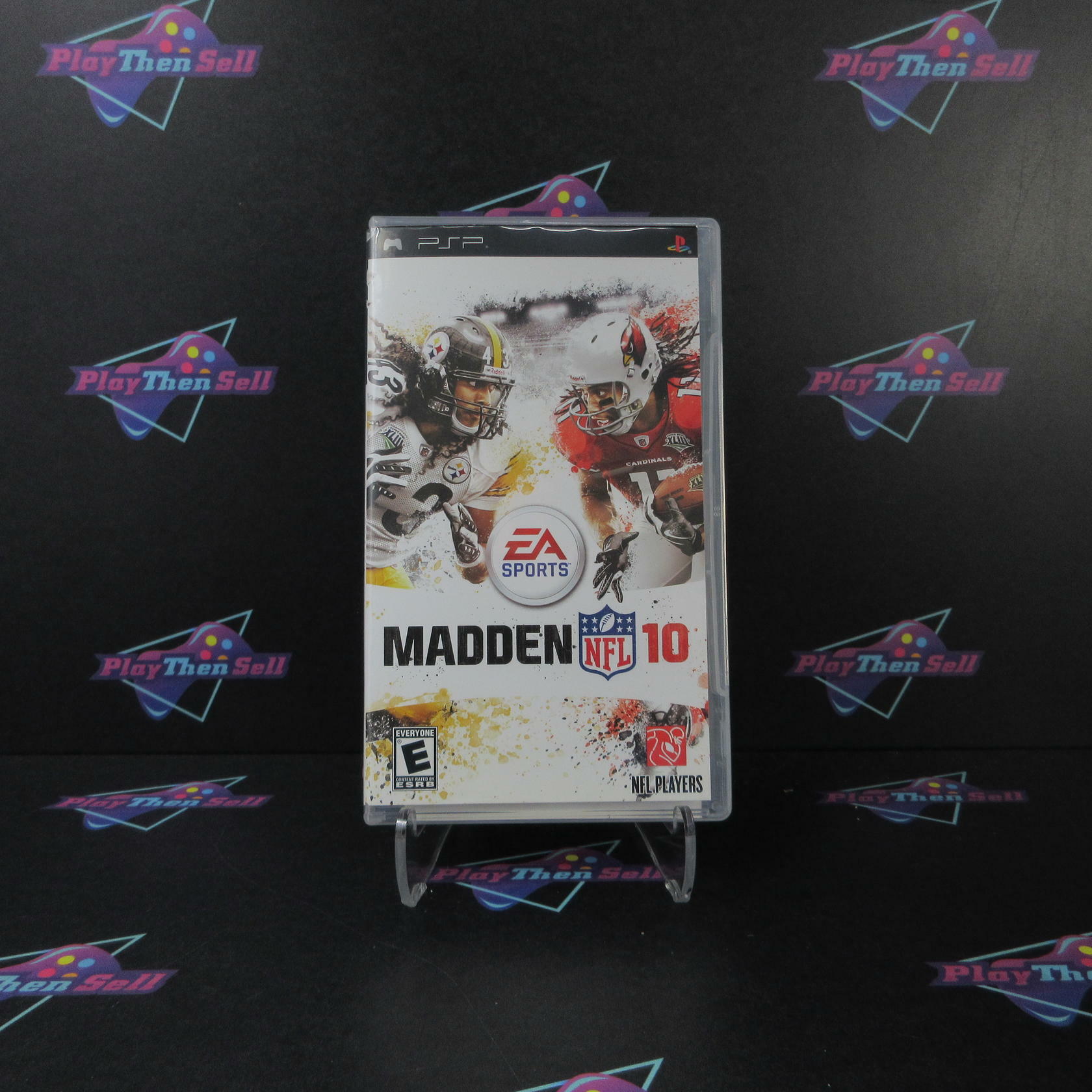 Madden NFL 10 Clear UMD Sony PSP AD Complete CIB - Very Good