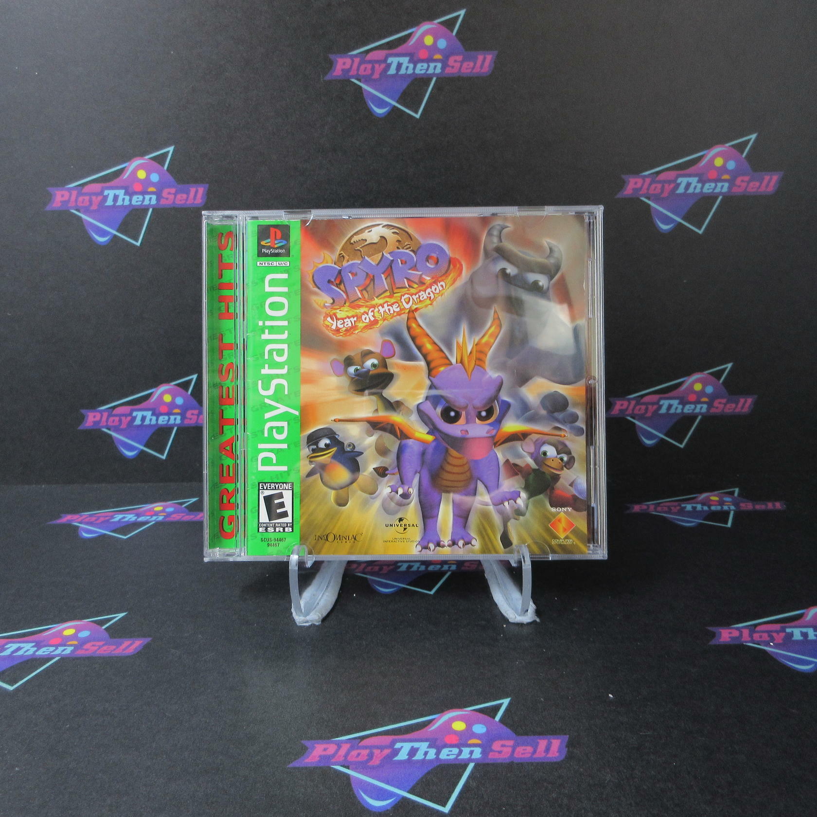 Spyro Year of the Dragon GH PS1 PlayStation 1 MD Complete CIB - Very Good