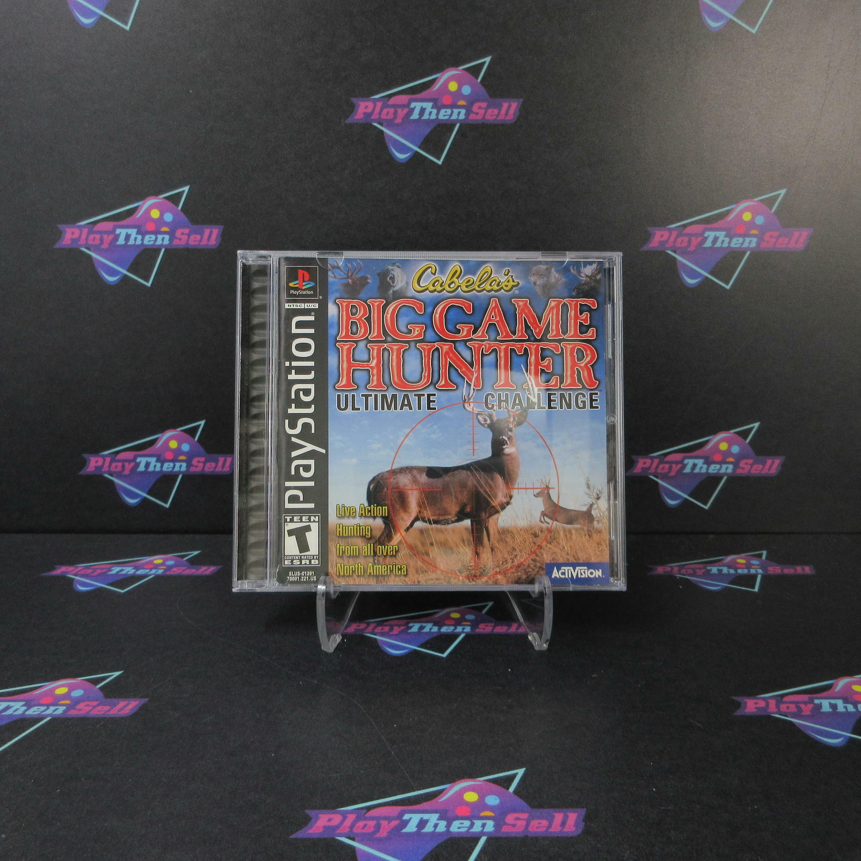 Cabela's Big Game Hunter Ultimate Challenge PS1 PlayStation 1 MD Complete CIB - Very Good