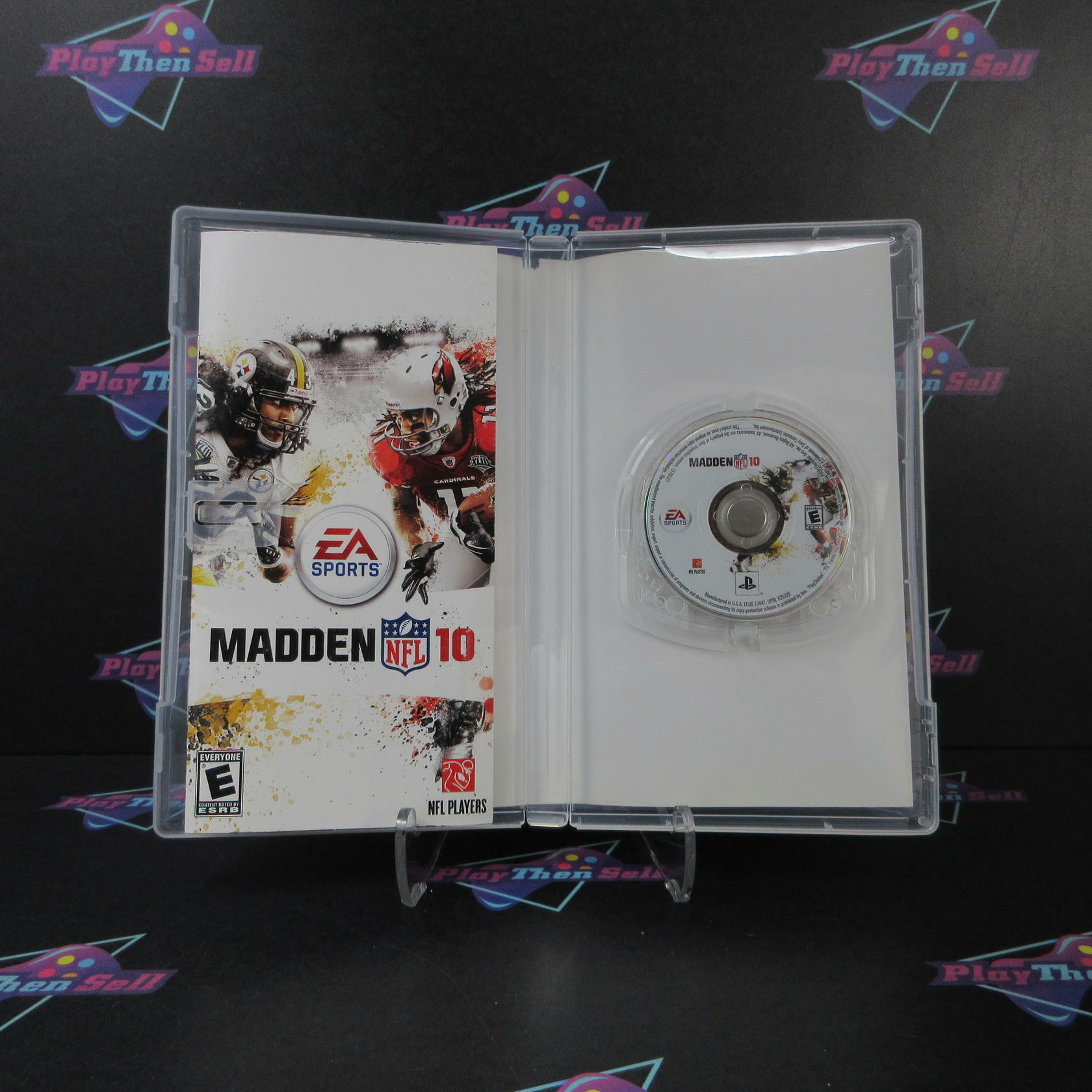 Madden NFL 10 Clear UMD Sony PSP AD Complete CIB - Very Good