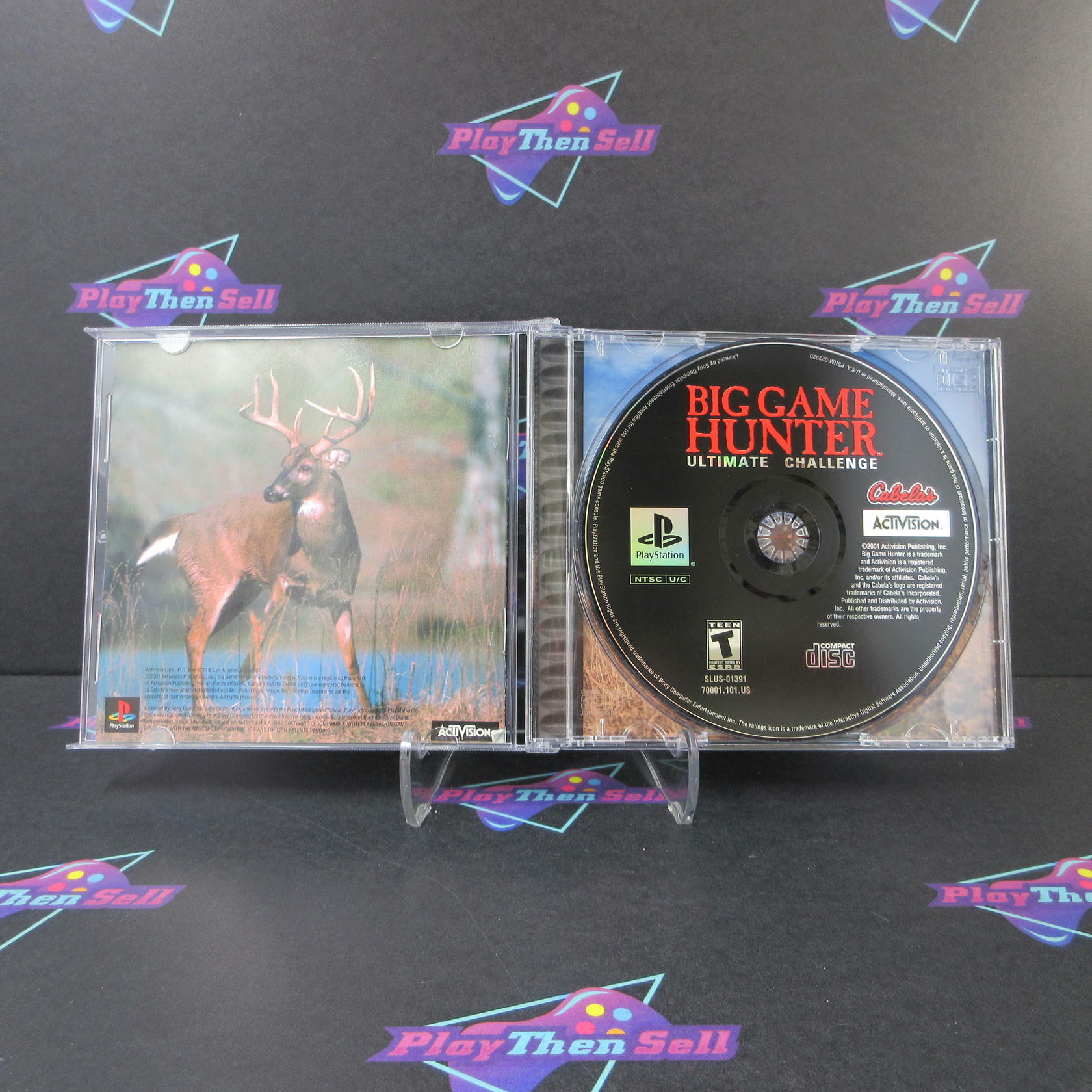Cabela's Big Game Hunter Ultimate Challenge PS1 PlayStation 1 MD Complete CIB - Very Good