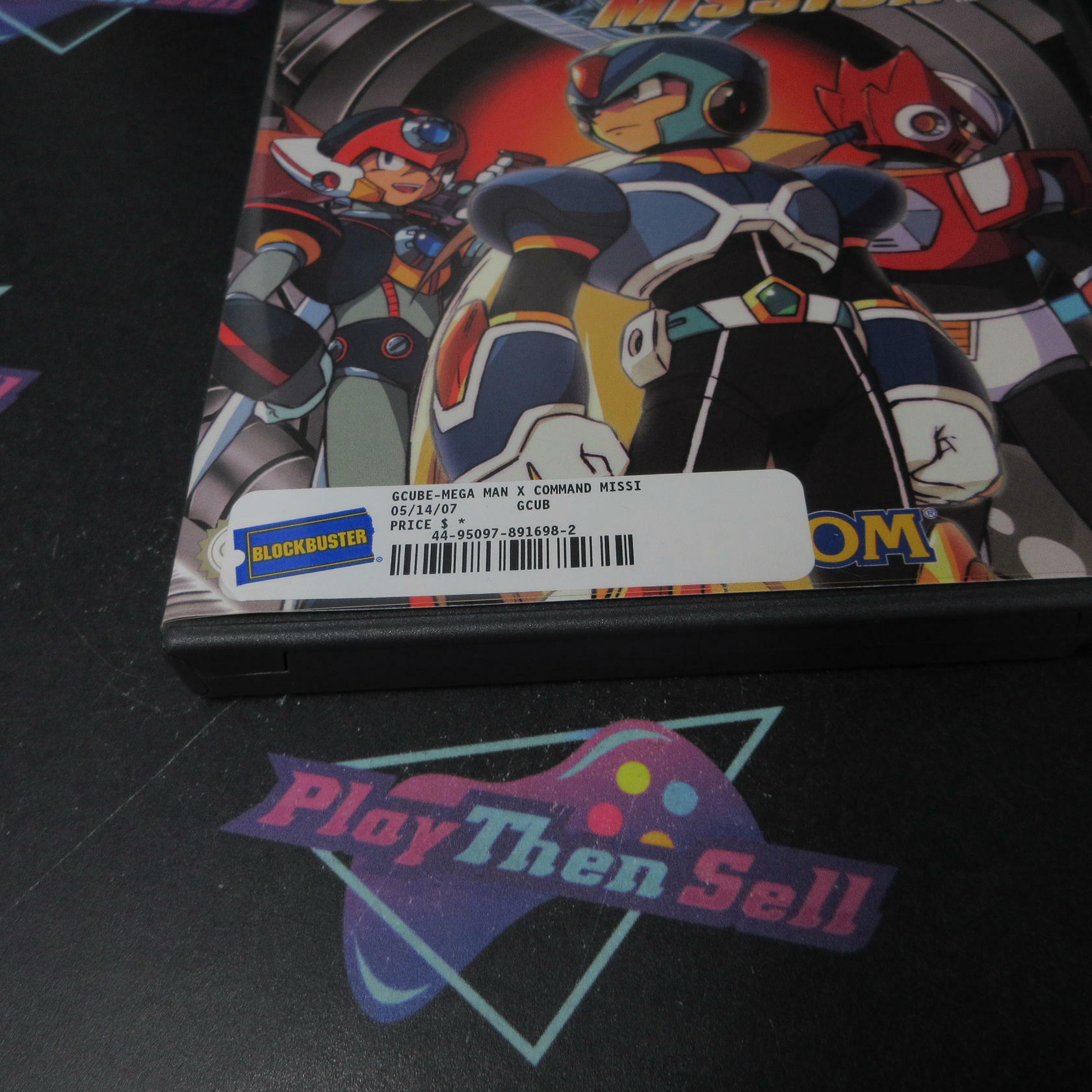 Mega Man X Command Mission + Trading Card Nintendo Gamecube AD Complete CIB - Very Good