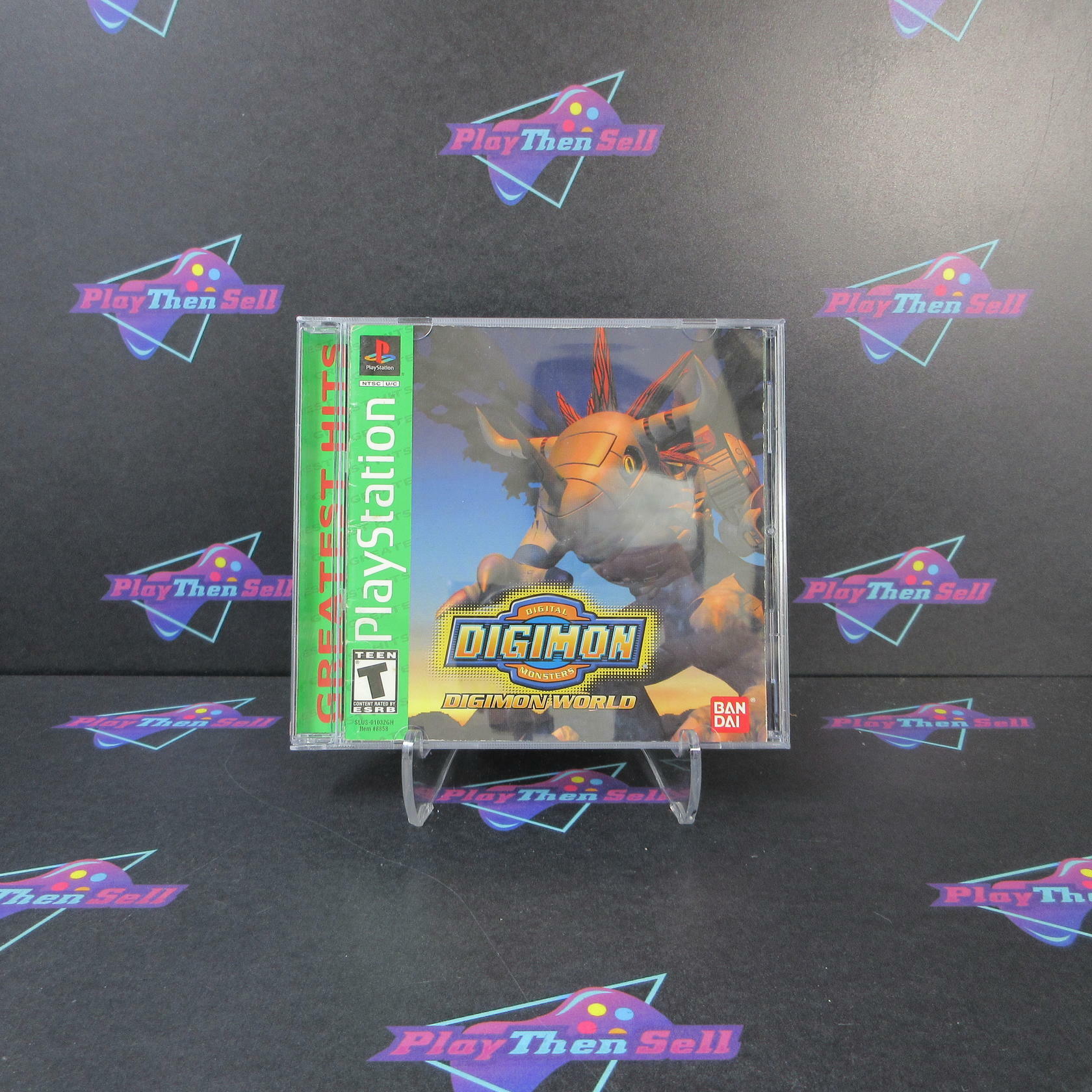 Digimon World GH PS1 PlayStation 1 MD Complete CIB - Very Good