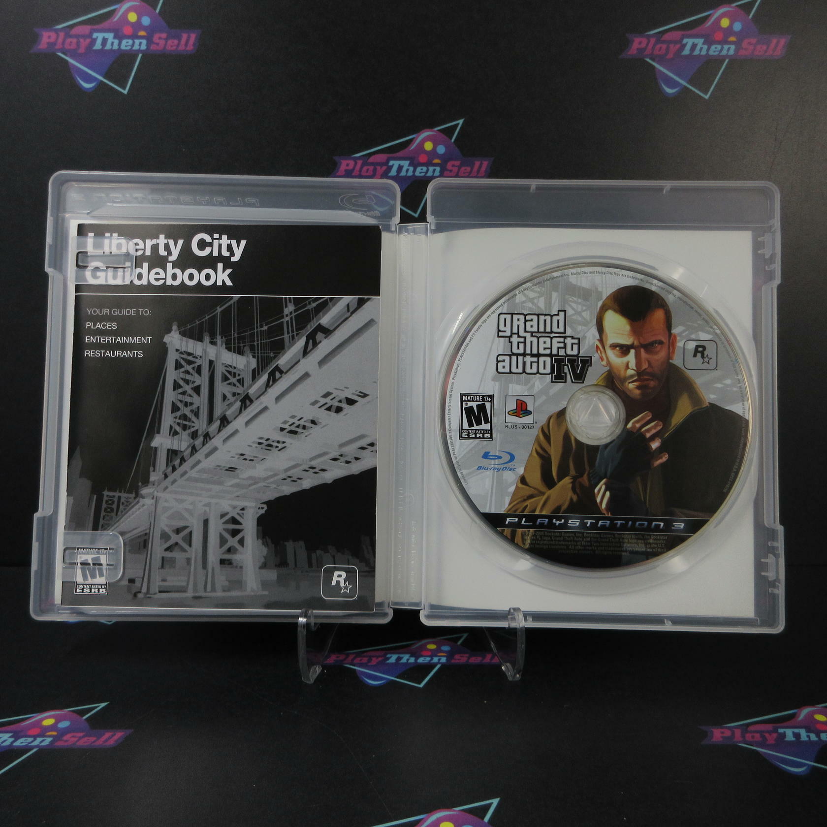 Grand Theft Auto IV PS3 PlayStation 3 + Map Complete - Very Good