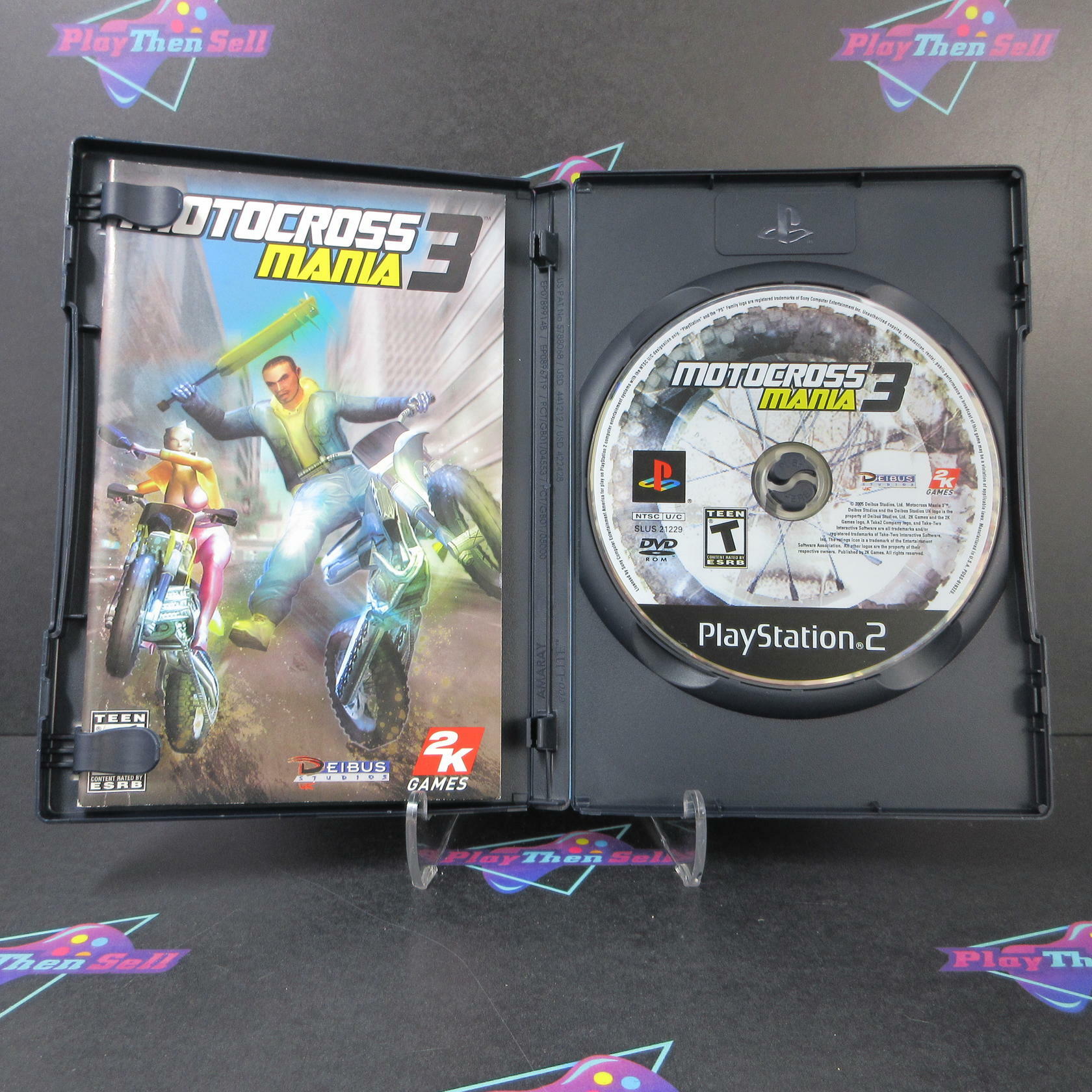 Motocross Mania 3 PS2 PlayStation 2 AD Complete CIB - Very Good