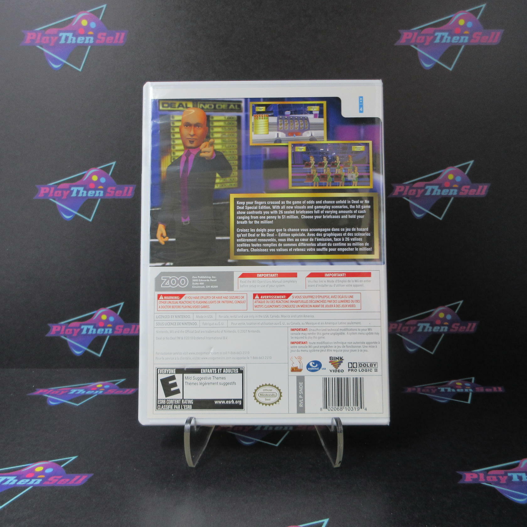 Deal or No Deal Special Edition Nintendo Wii - Like New