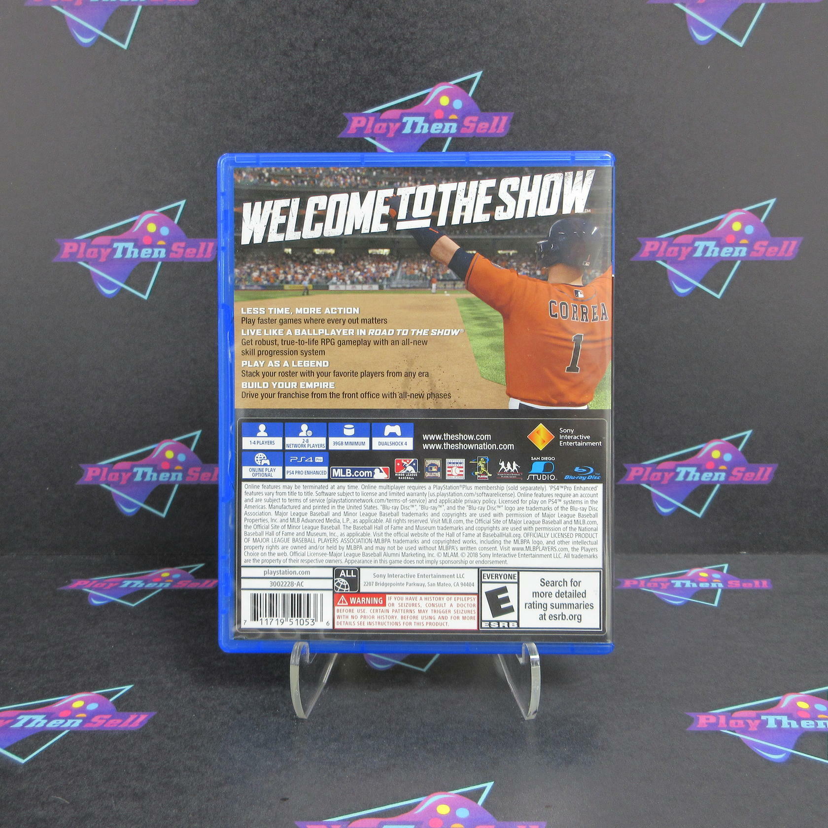 MLB The Show 18 PS4 PlayStation 4 - Like New