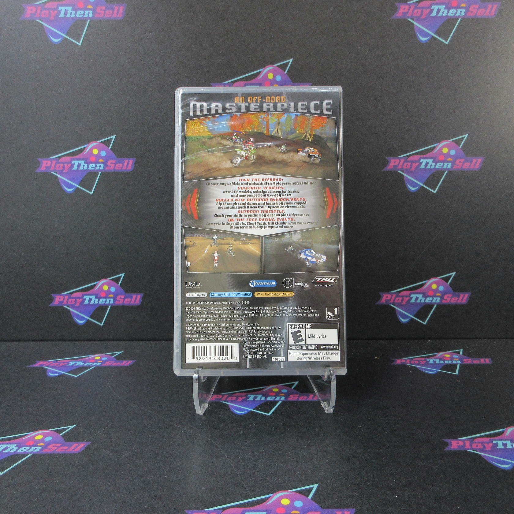 MX vs. ATV On The Edge Clear UMD Sony PSP