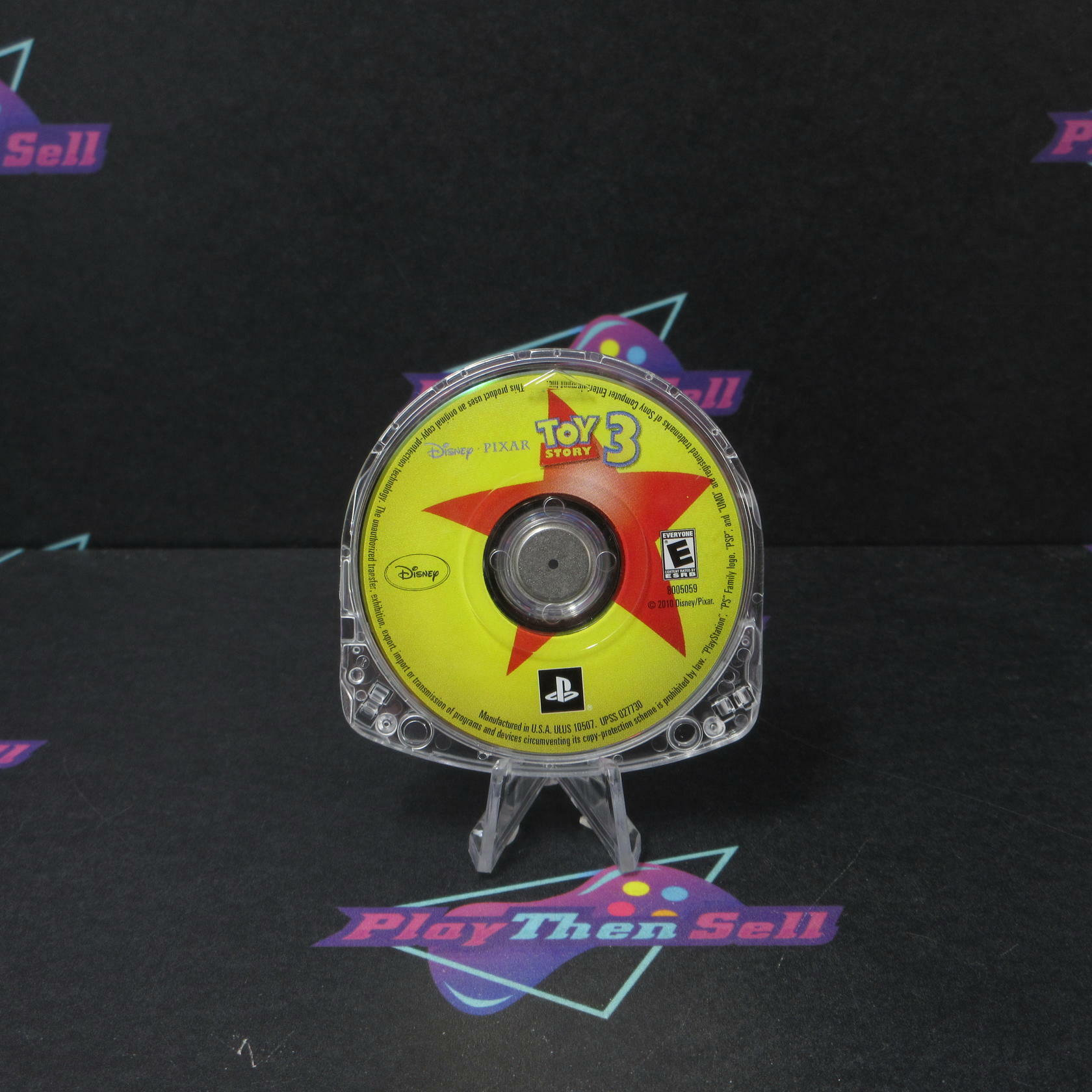 Toy Story 3 Clear UMD Sony PSP Disc Only Authentic / Tested - Very Good