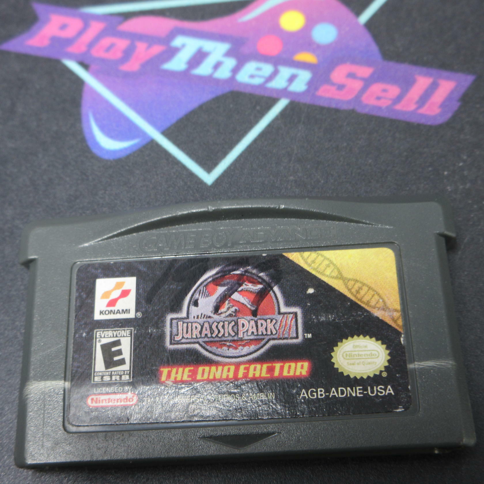 Jurassic Park III The DNA Factor Gameboy Advance Cart Only AD Authentic / Tested - Very Good