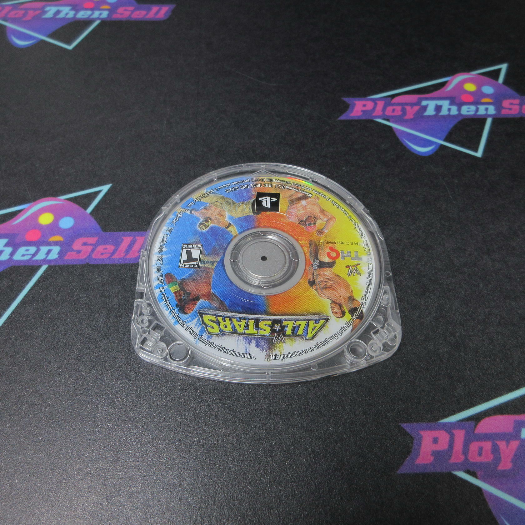 WWE All Stars Clear UMD Sony PSP Disc Only Authentic / Tested - Very Good