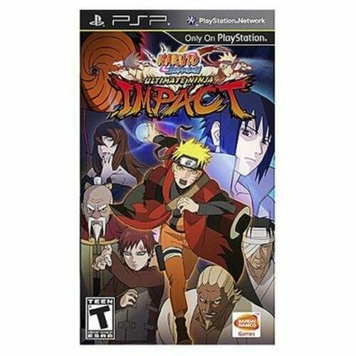 Naruto Shippuden Ultimate Ninja Impact Sony PSP Disc Only Authentic / Tested - Very Good