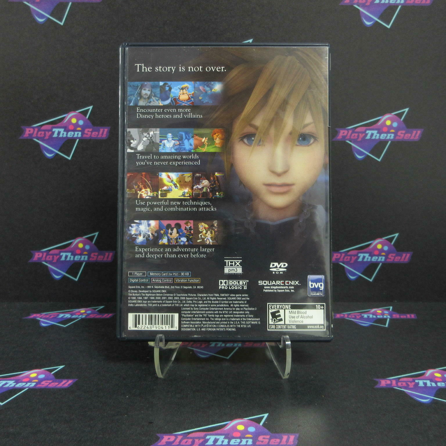 Kingdom Hearts II PS2 PlayStation 2 - Very Good
