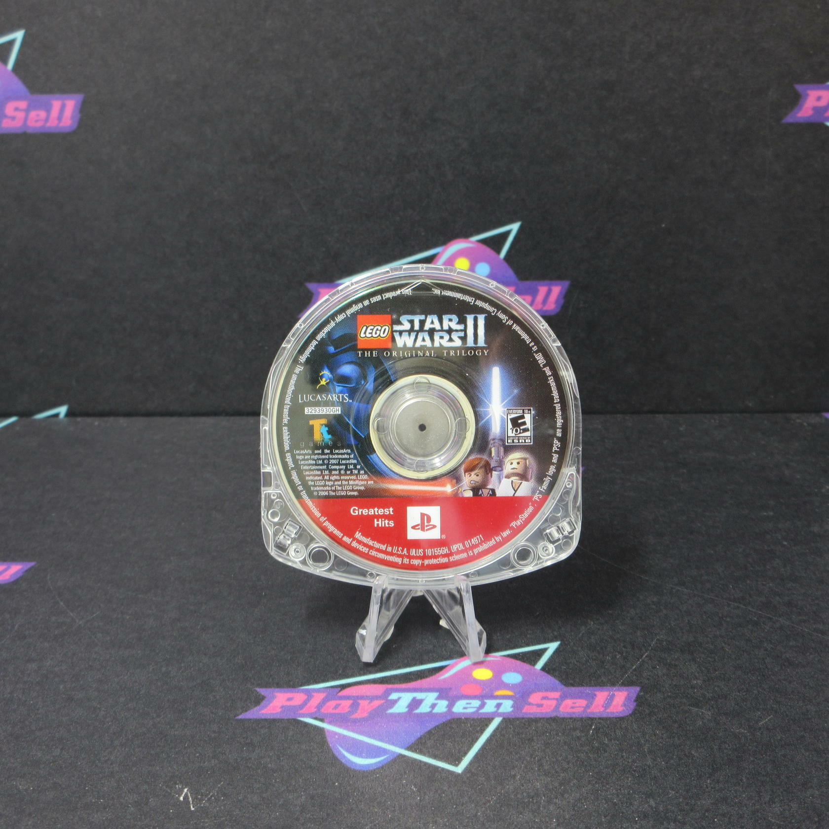 Lego Star Wars 2 Clear UMD GH Sony PSP Disc Only Authentic / Tested - Very Good
