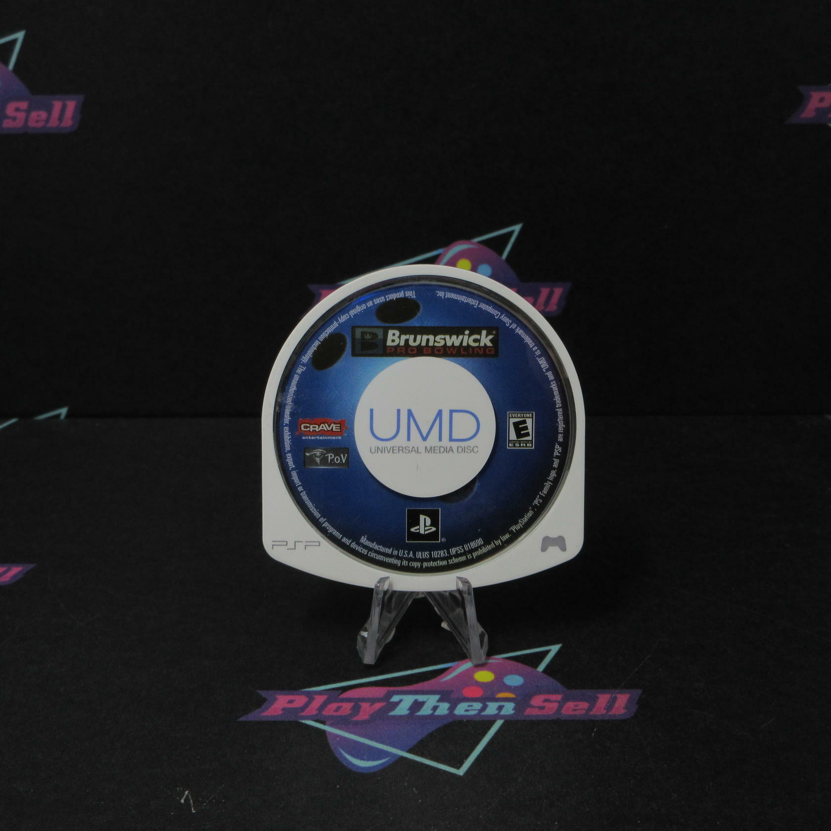 Brunswick Pro Bowling Sony PSP Disc Only Authentic / Tested - Very Good