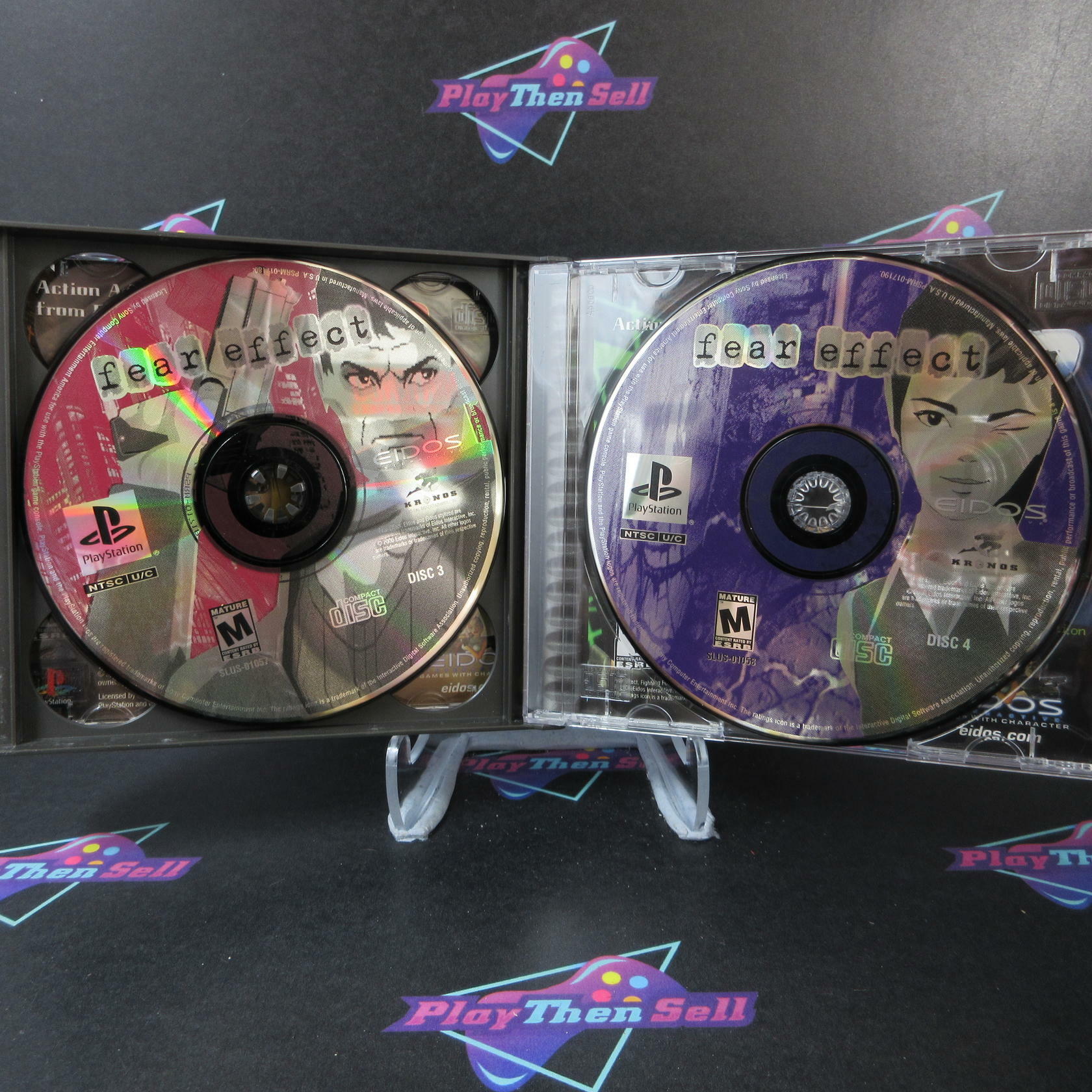 Fear Effect PS1 PlayStation 1 + Reg Card - Like New
