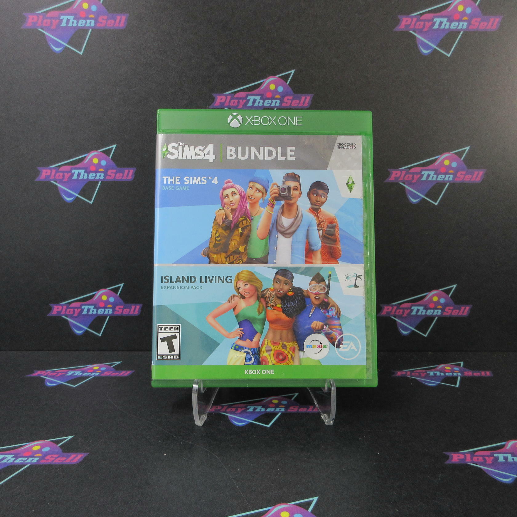 The Sims 4 + Island Living Bundle Xbox One AD Complete CIB - Very Good