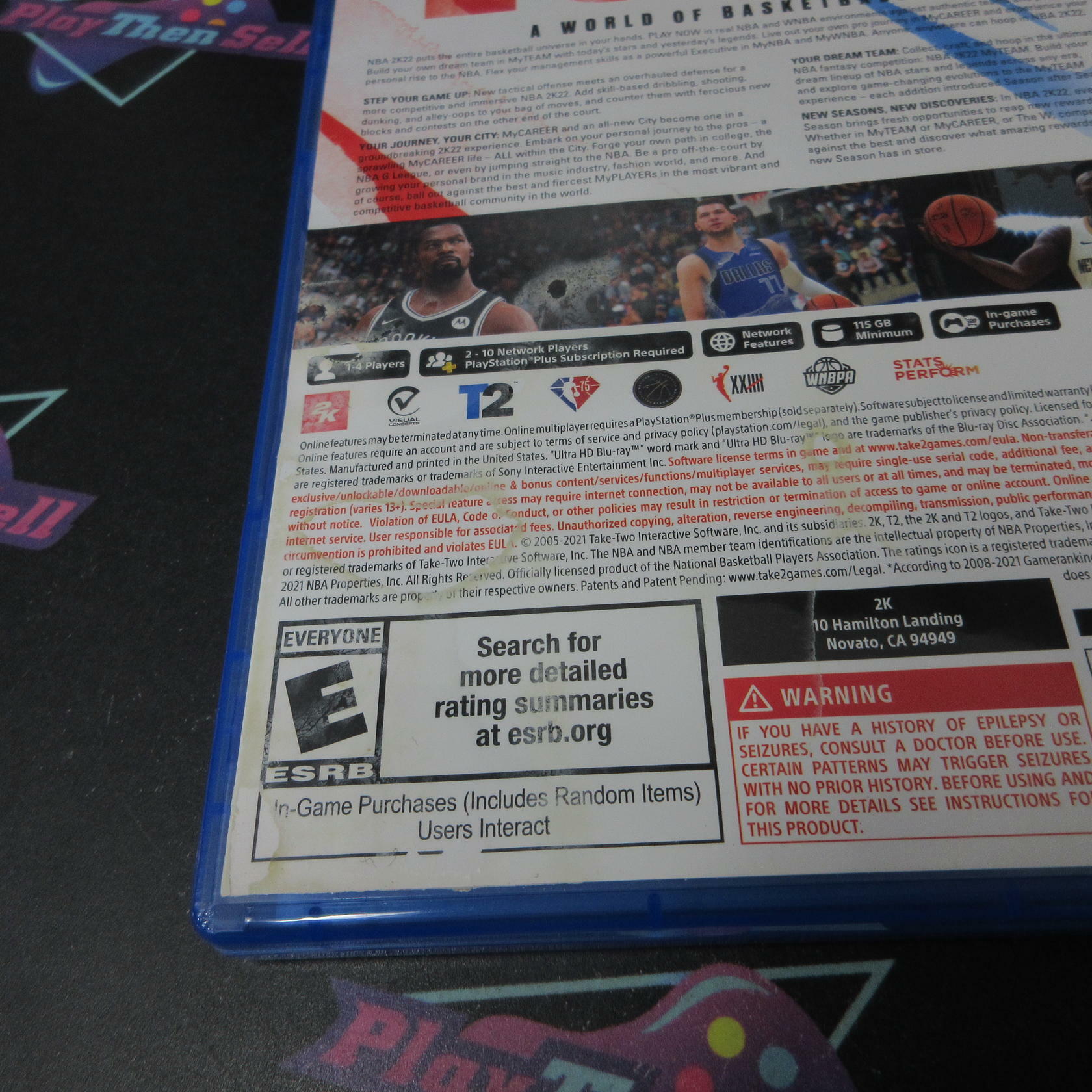 NBA 2K22 PS5 PlayStation 5 AD - Very Good