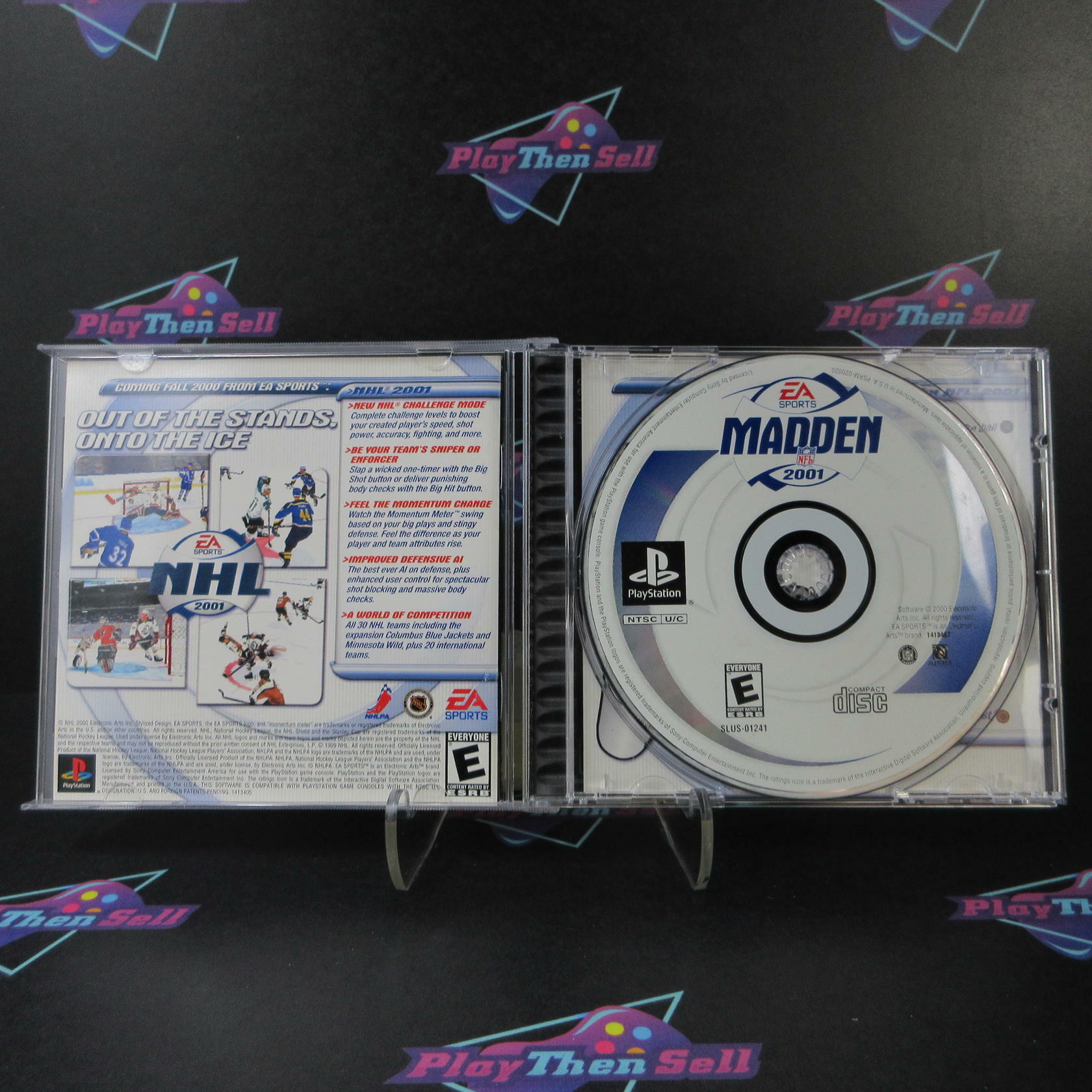 Madden NFL 2001 PS1 PlayStation 1 + Reg Card - Like New