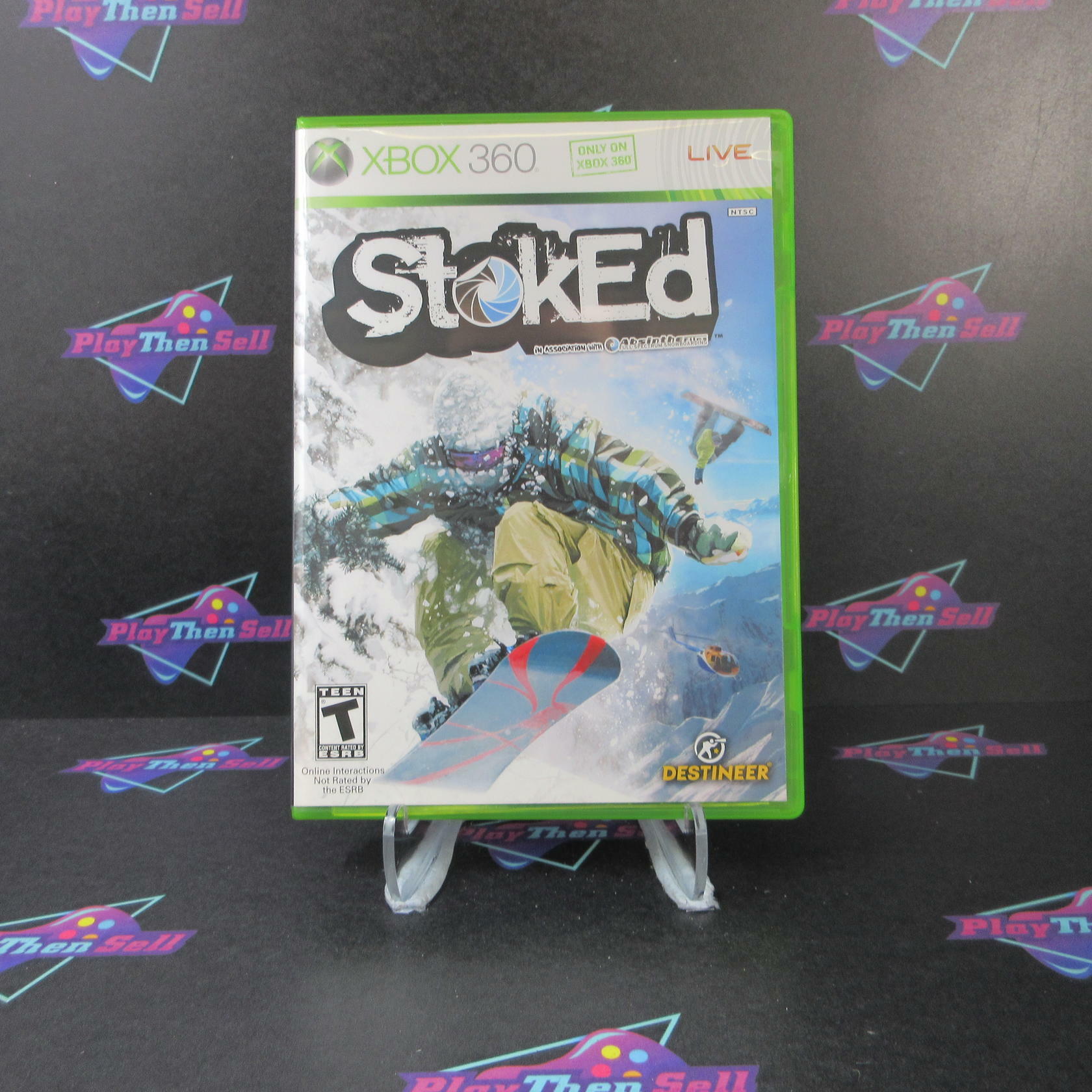 Stoked - Xbox 360 + Poster - Like New