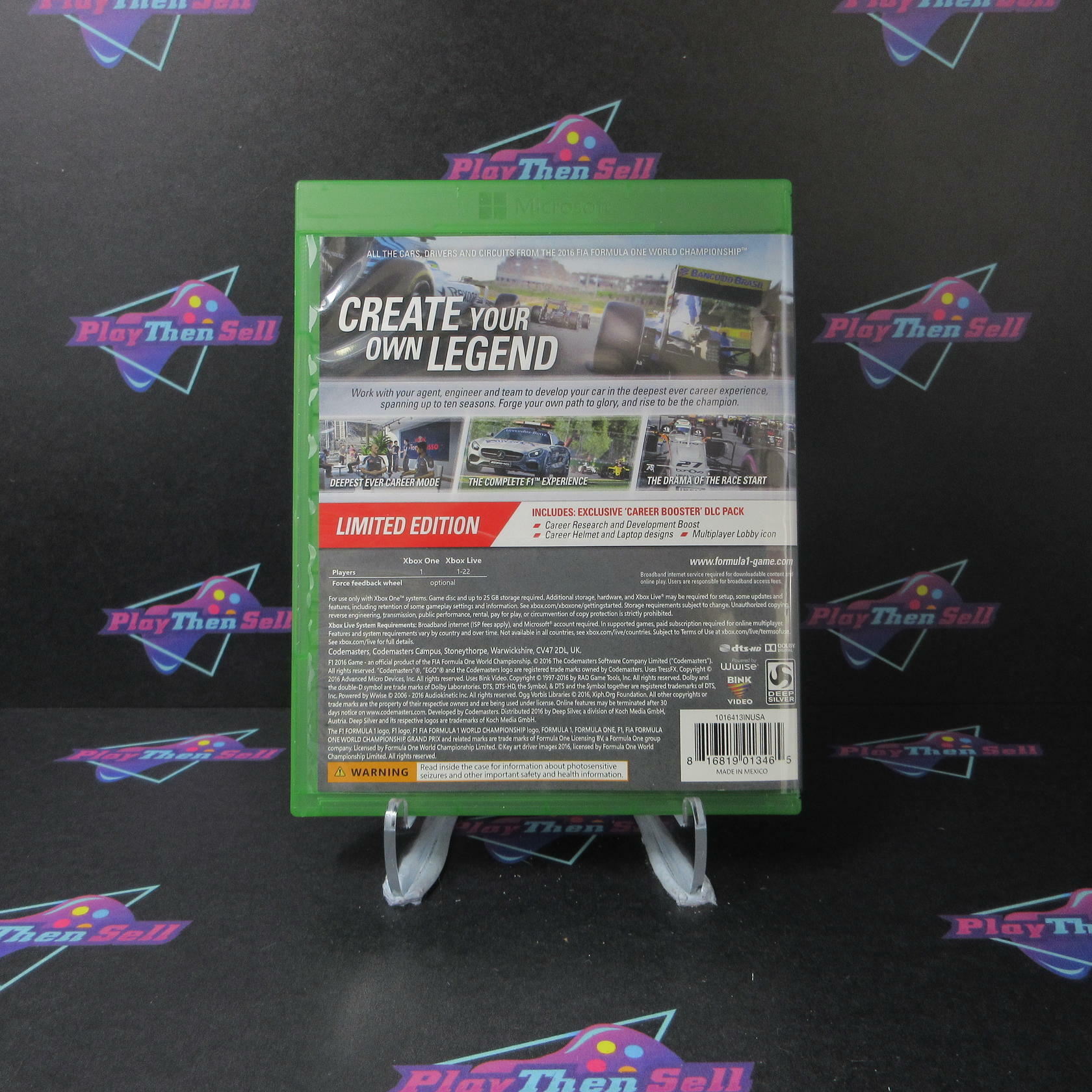 F1 2016 Limited Edition Xbox One - Like New