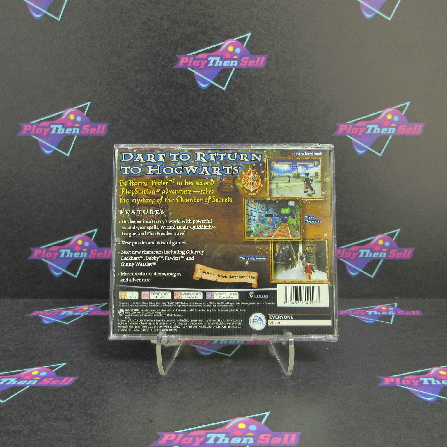 Harry Potter & The Chamber of Secrets PS1 PlayStation 1 - Like New