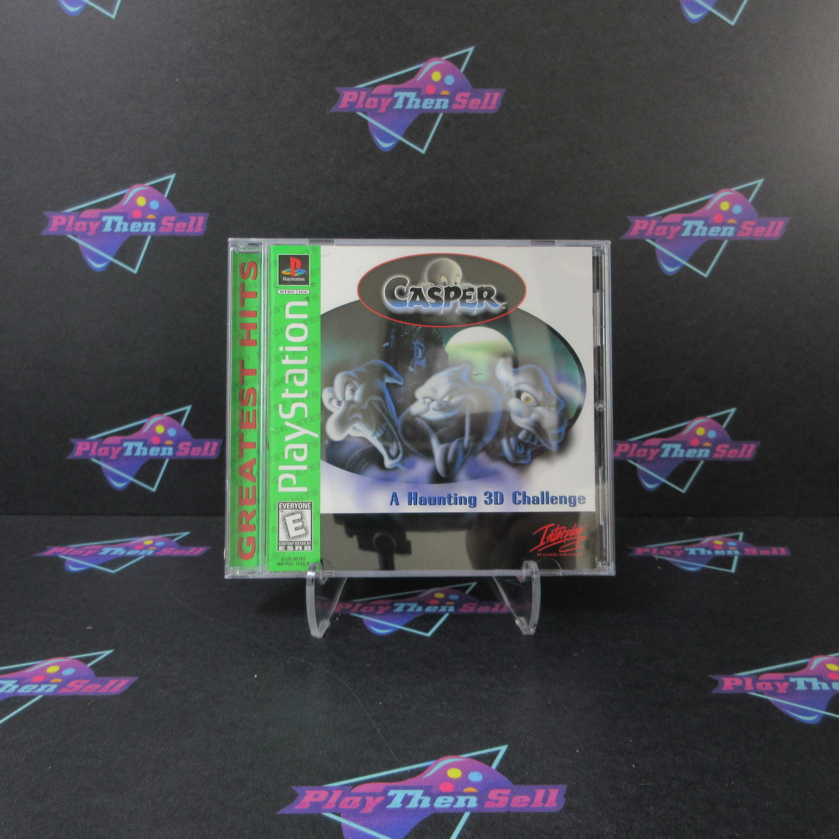 Casper A Haunting 3D Challenge PlayStation 1 GH + Reg Card - Like New