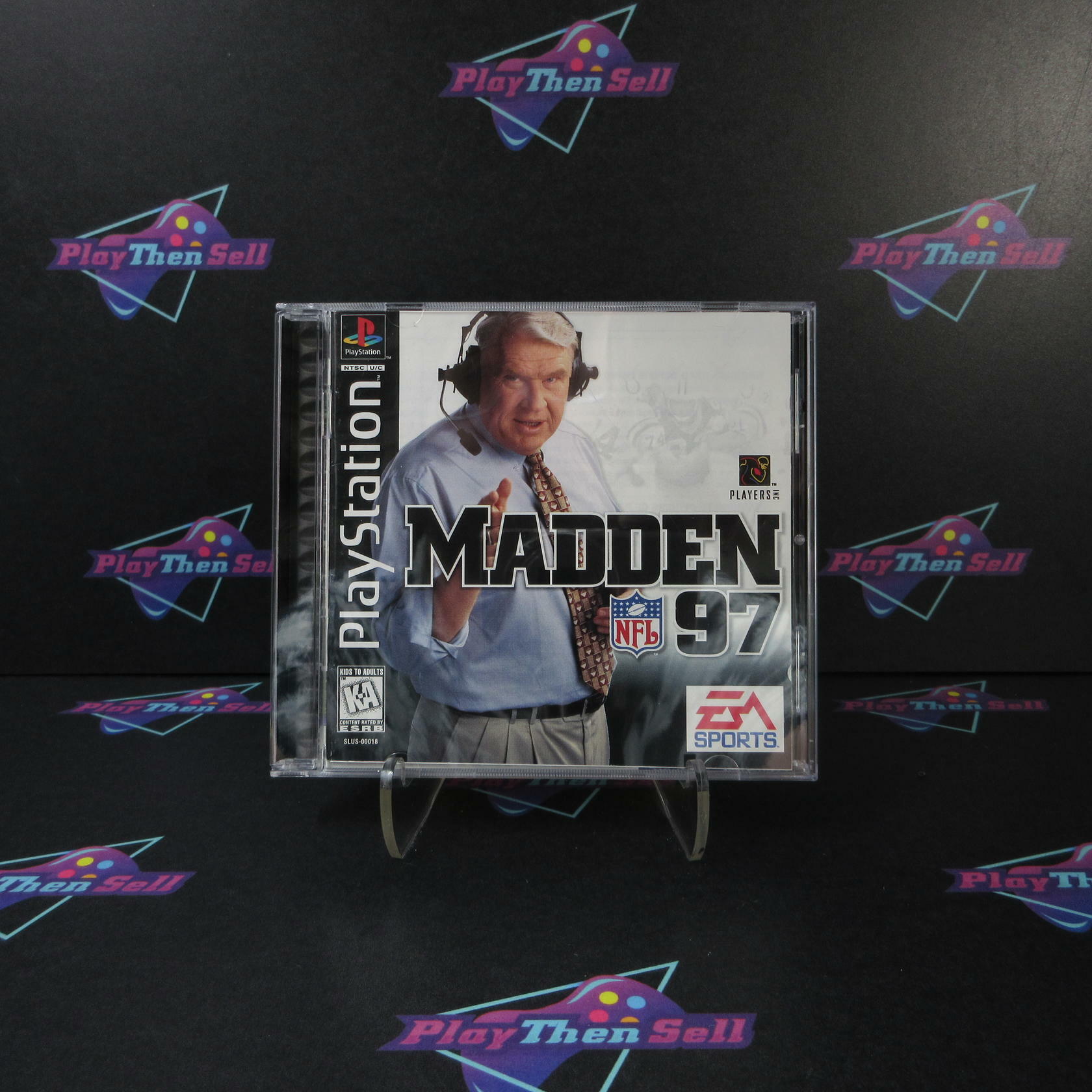 Madden NFL 97 PS1 PlayStation 1 + Poster - Like New