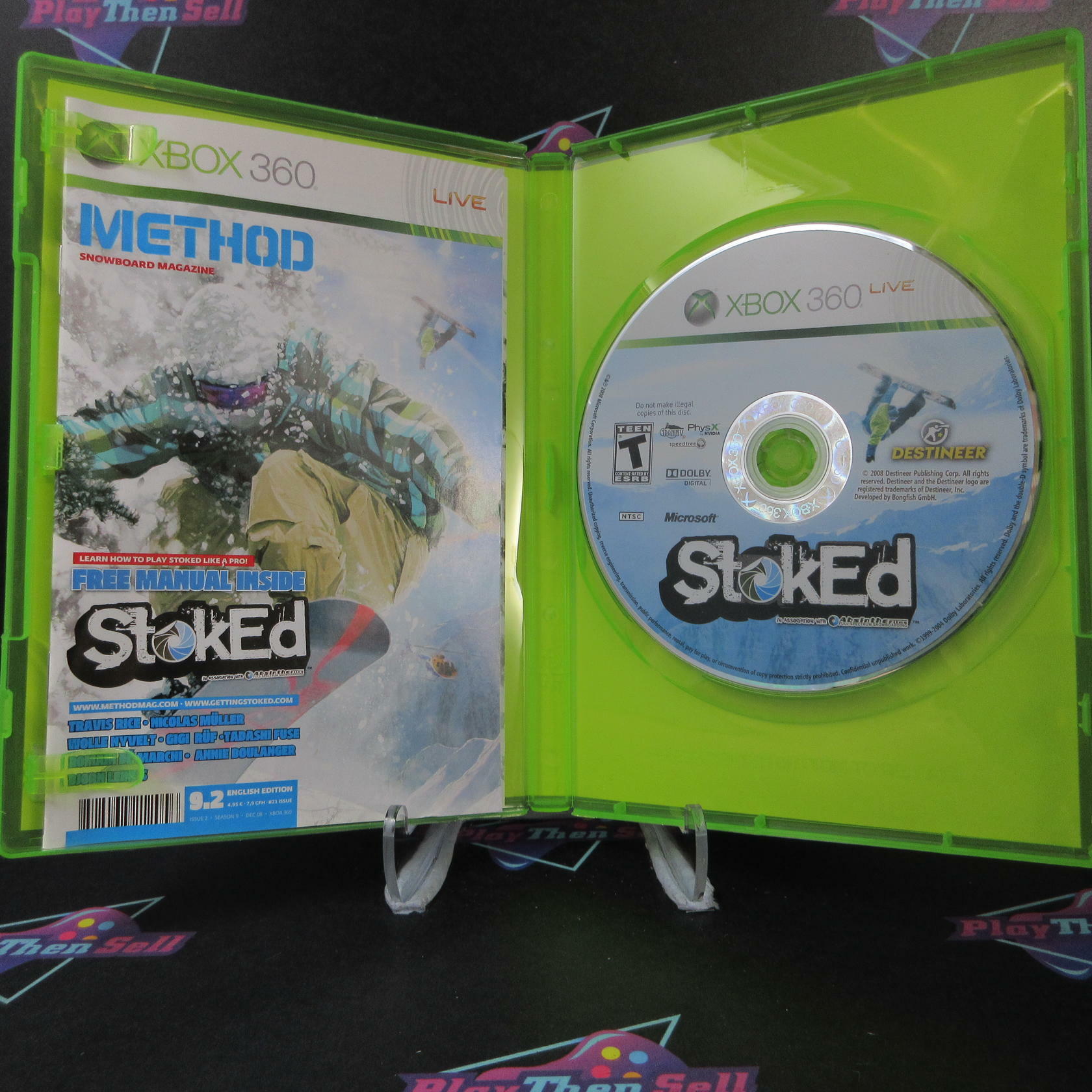 Stoked - Xbox 360 + Poster - Like New