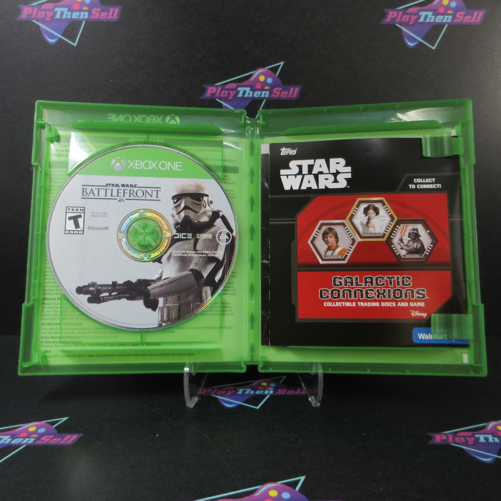 Star Wars Battlefront + Trading Disc Xbox One AD Complete CIB - Very Good