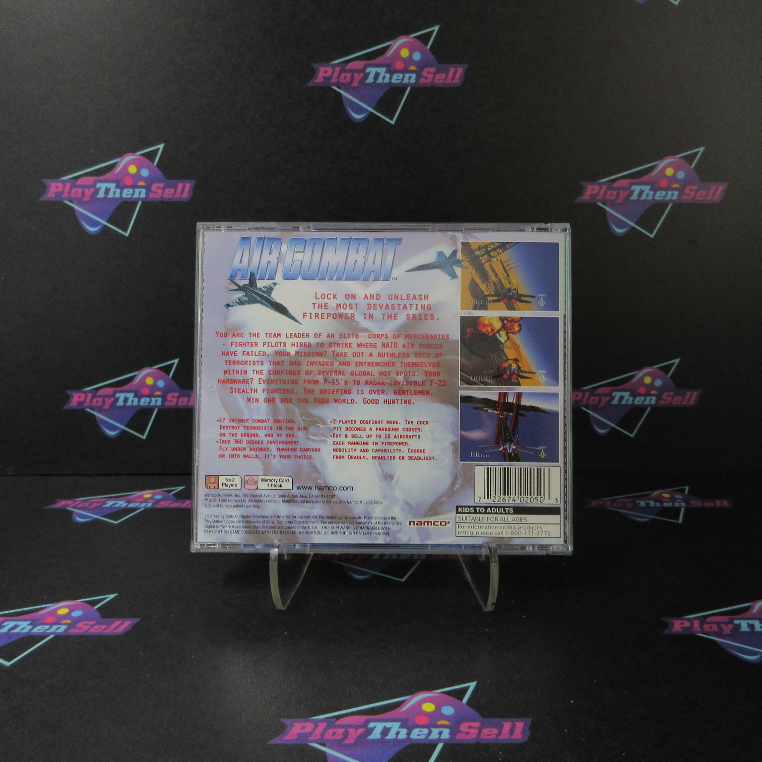 Air Combat PS1 PlayStation 1 Greatest Hits - Like New