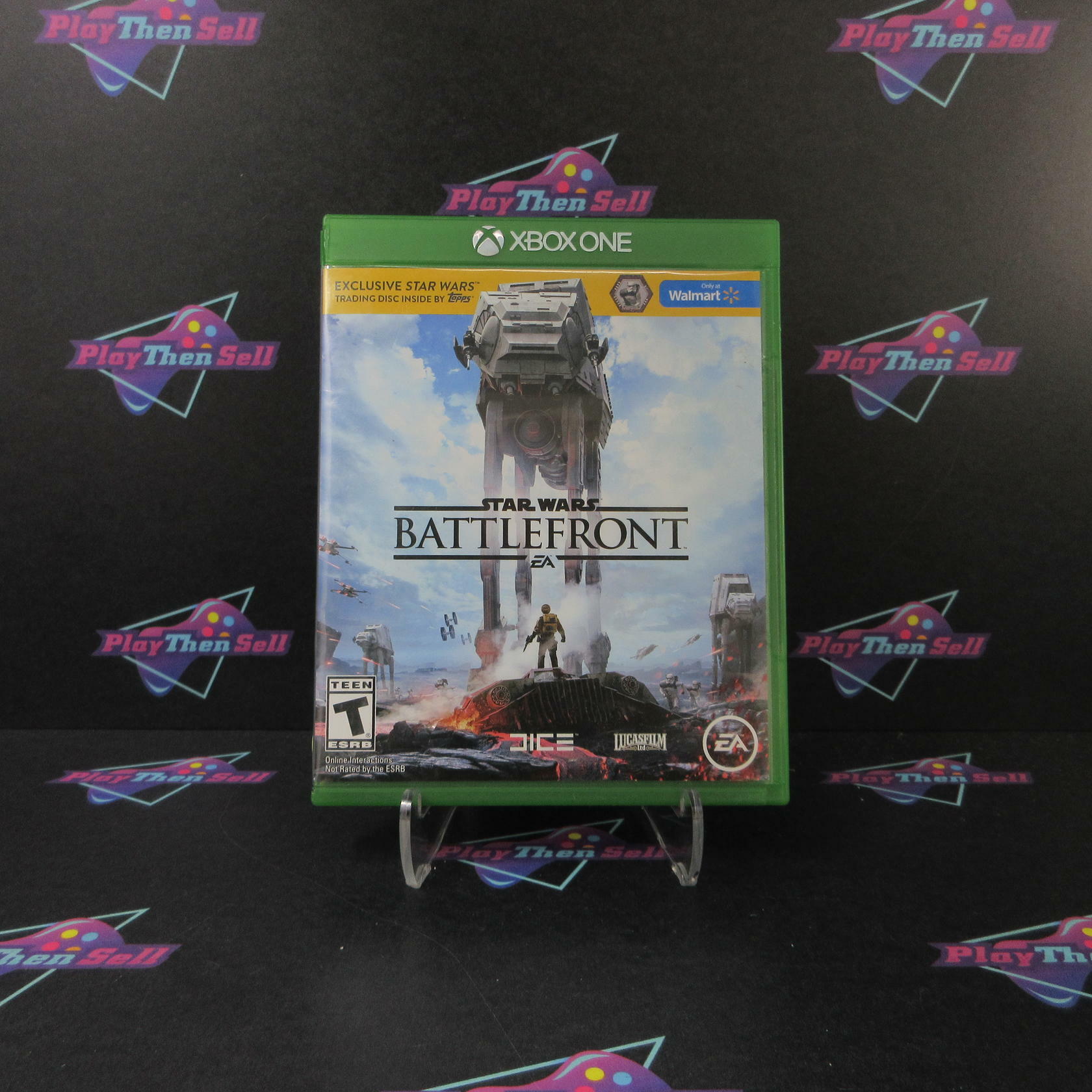 Star Wars Battlefront + Trading Disc Xbox One AD Complete CIB - Very Good