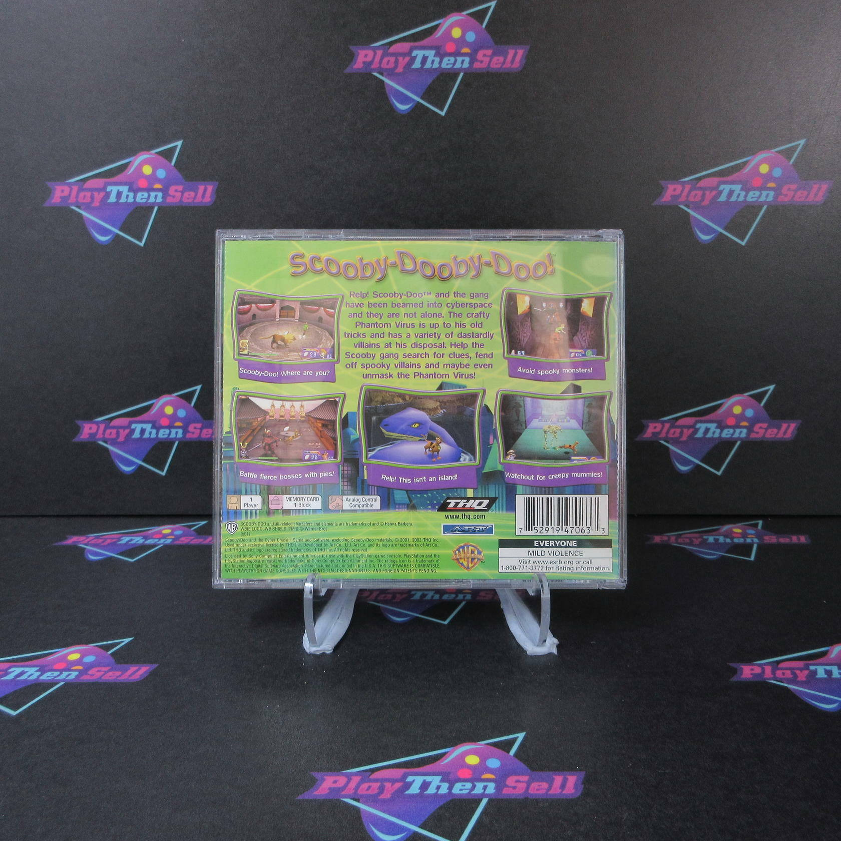 Scooby-Doo and the Cyber Chase PS1 PlayStation 1 GH - Like New