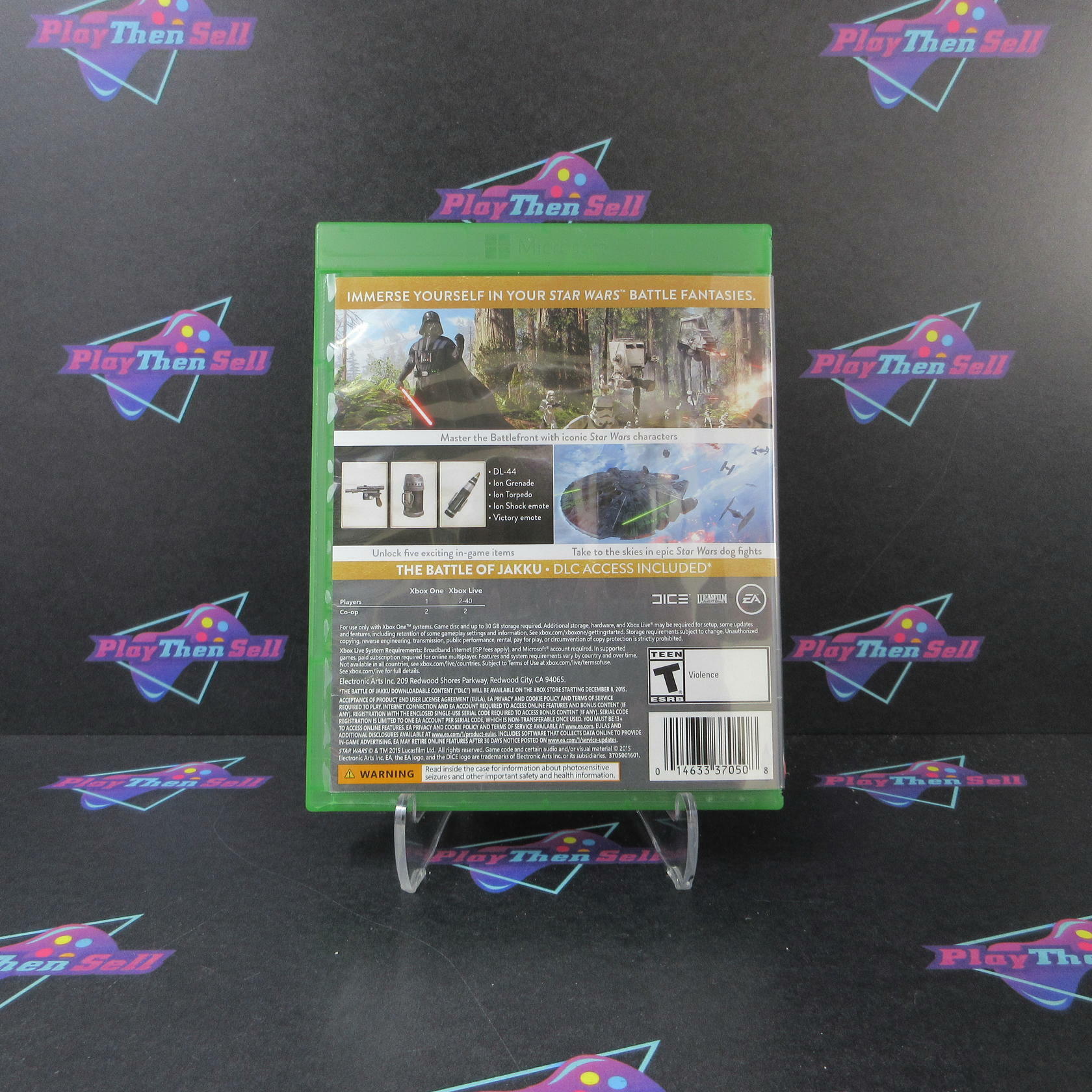Star Wars Battlefront Deluxe Edition Xbox One AD Complete CIB - Very Good