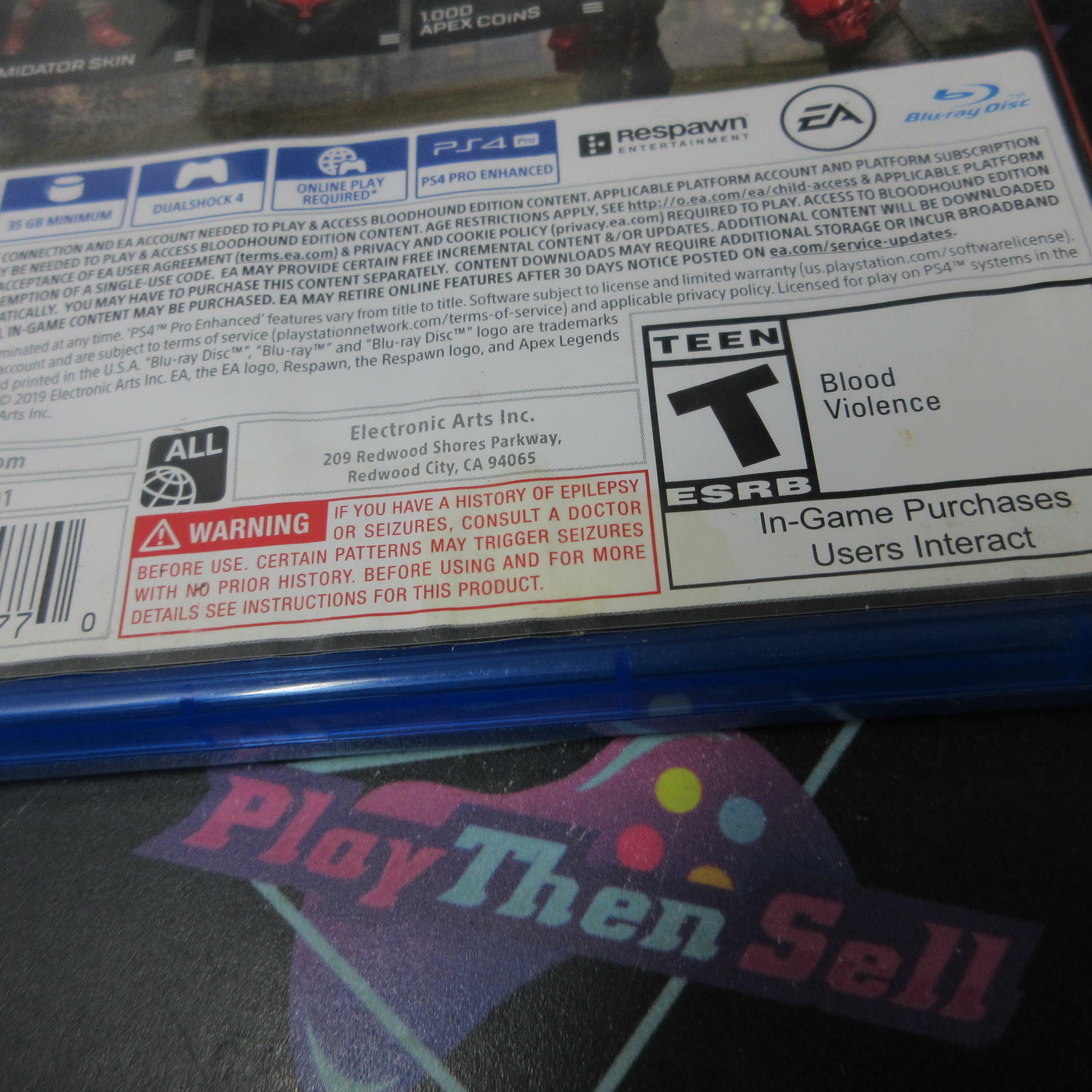 Apex Legends Bloodhound Edition PS4 PlayStation 4 AD Complete CIB - Very Good