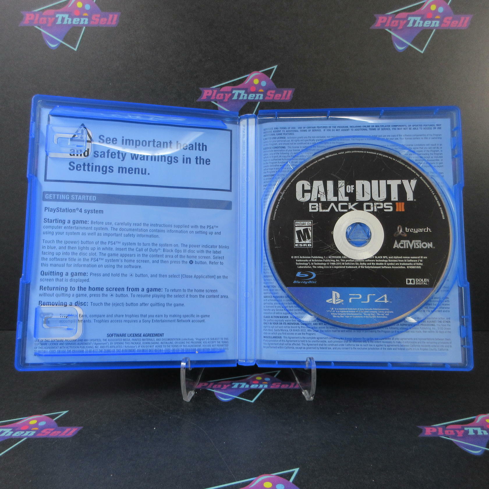 Call of Duty Black Ops 3 PS4 PlayStation 4 AD/DD Complete CIB - Very Good