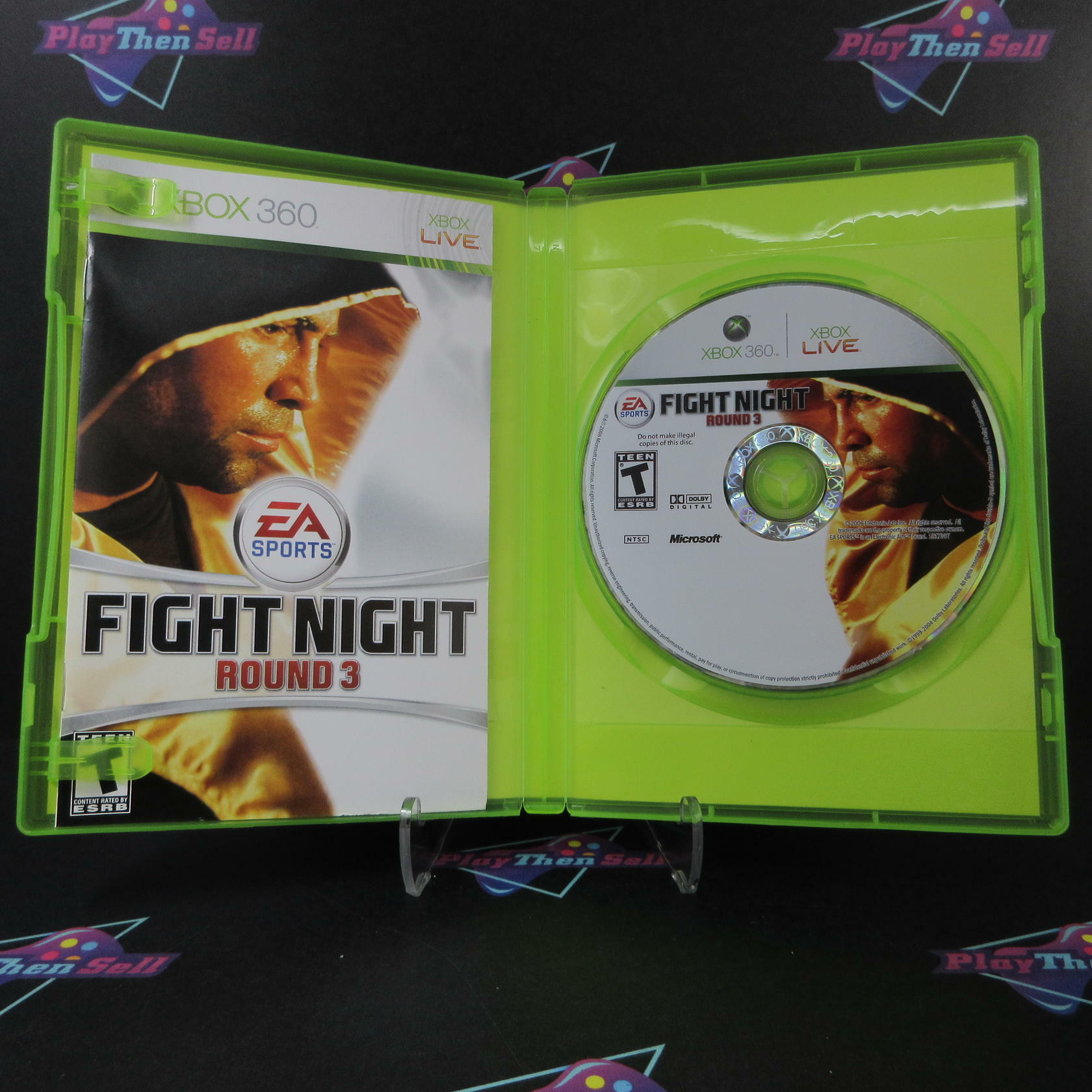 Fight Night Round 3 Xbox 360 AD Complete CIB - Very Good
