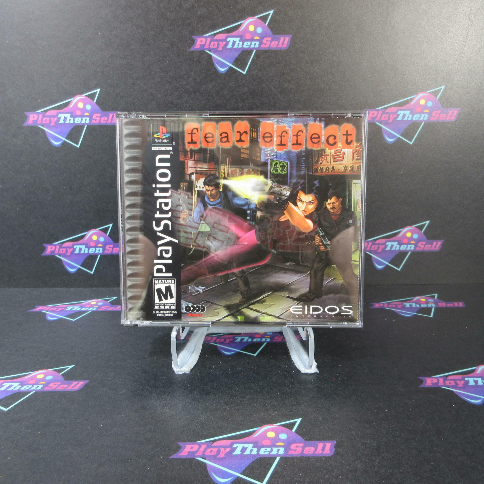 Fear Effect PS1 PlayStation 1 + Reg Card - Like New