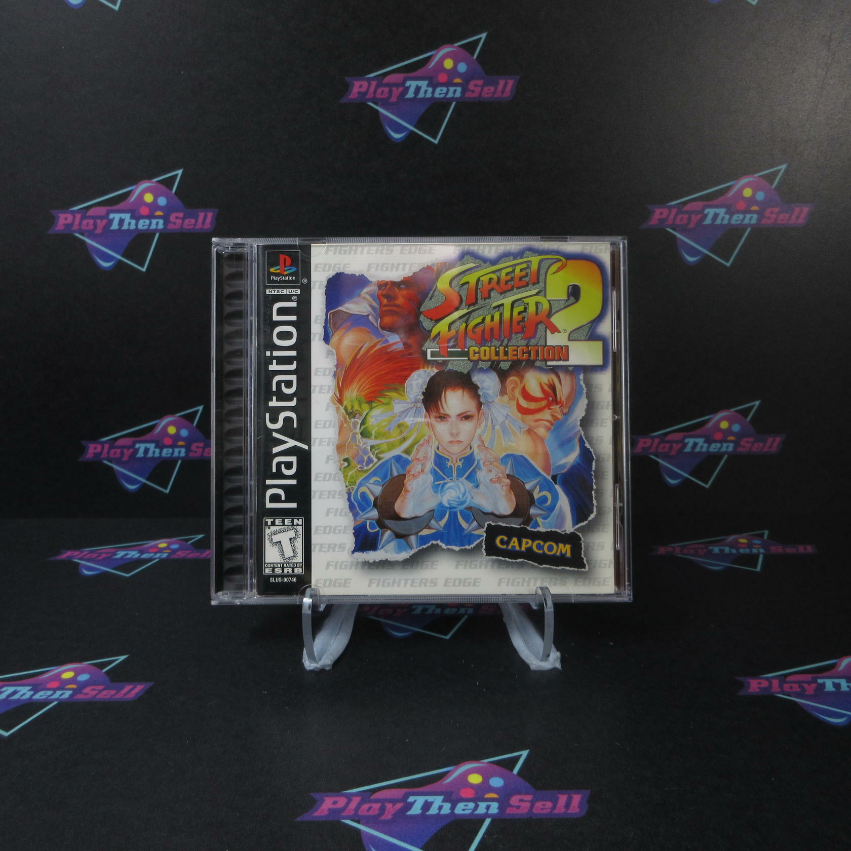 Street Fighter Collection 2 PS1 PlayStation 1 + Reg Card - Like New
