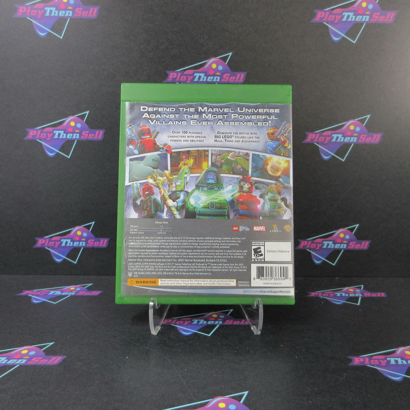 Lego Marvel Super Heroes Xbox One AD Complete CIB - Very Good