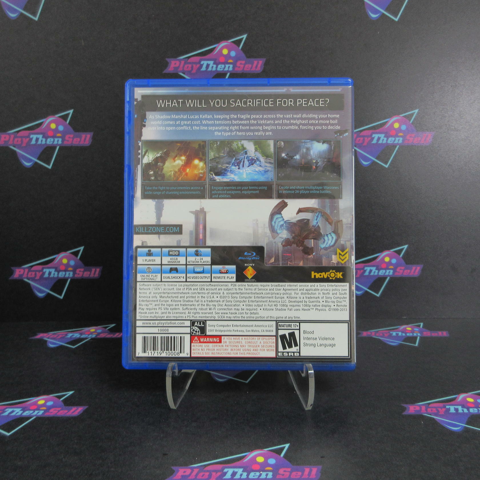 Killzone Shadow Fall PS4 PlayStation 4 - Like New