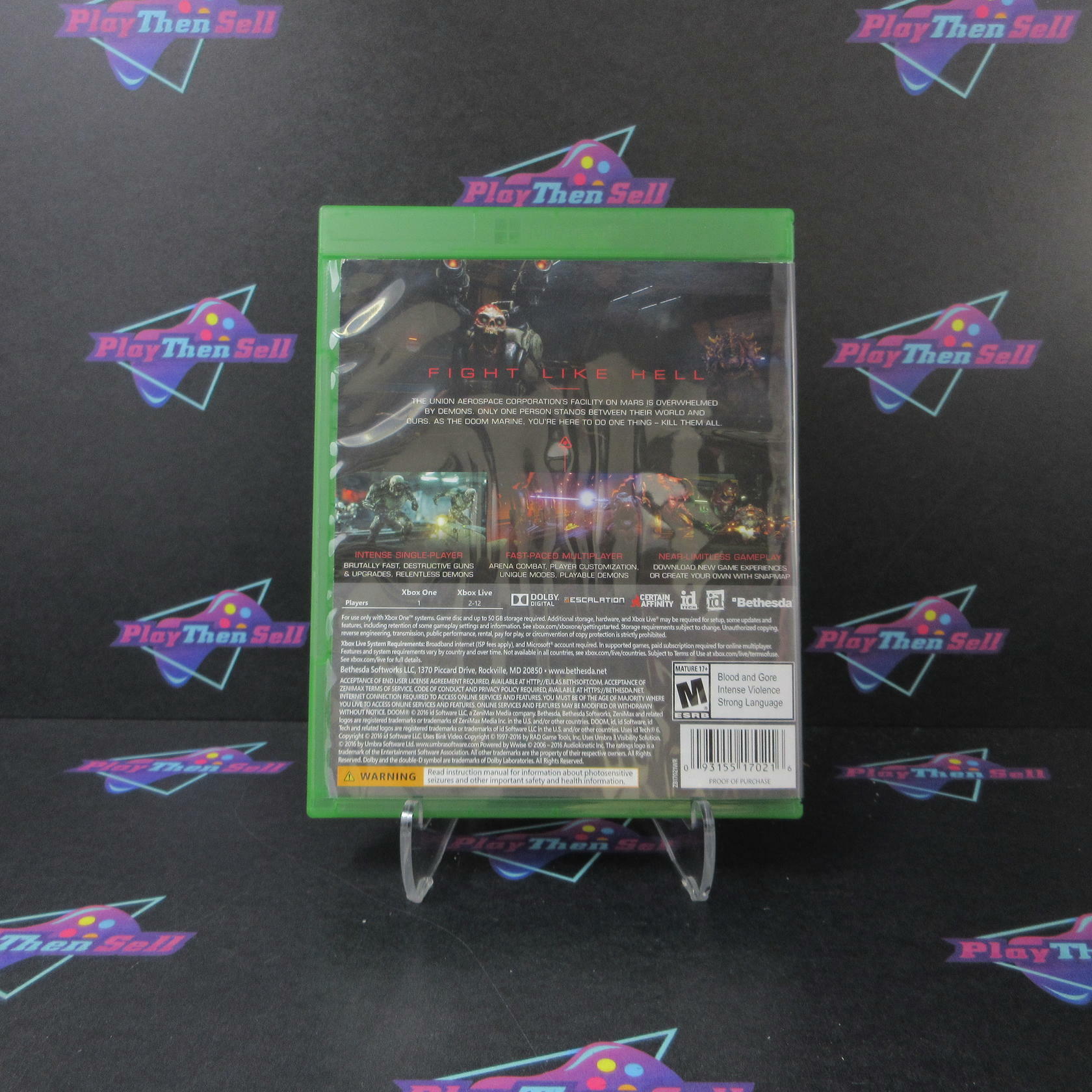 Doom Xbox One - Like New